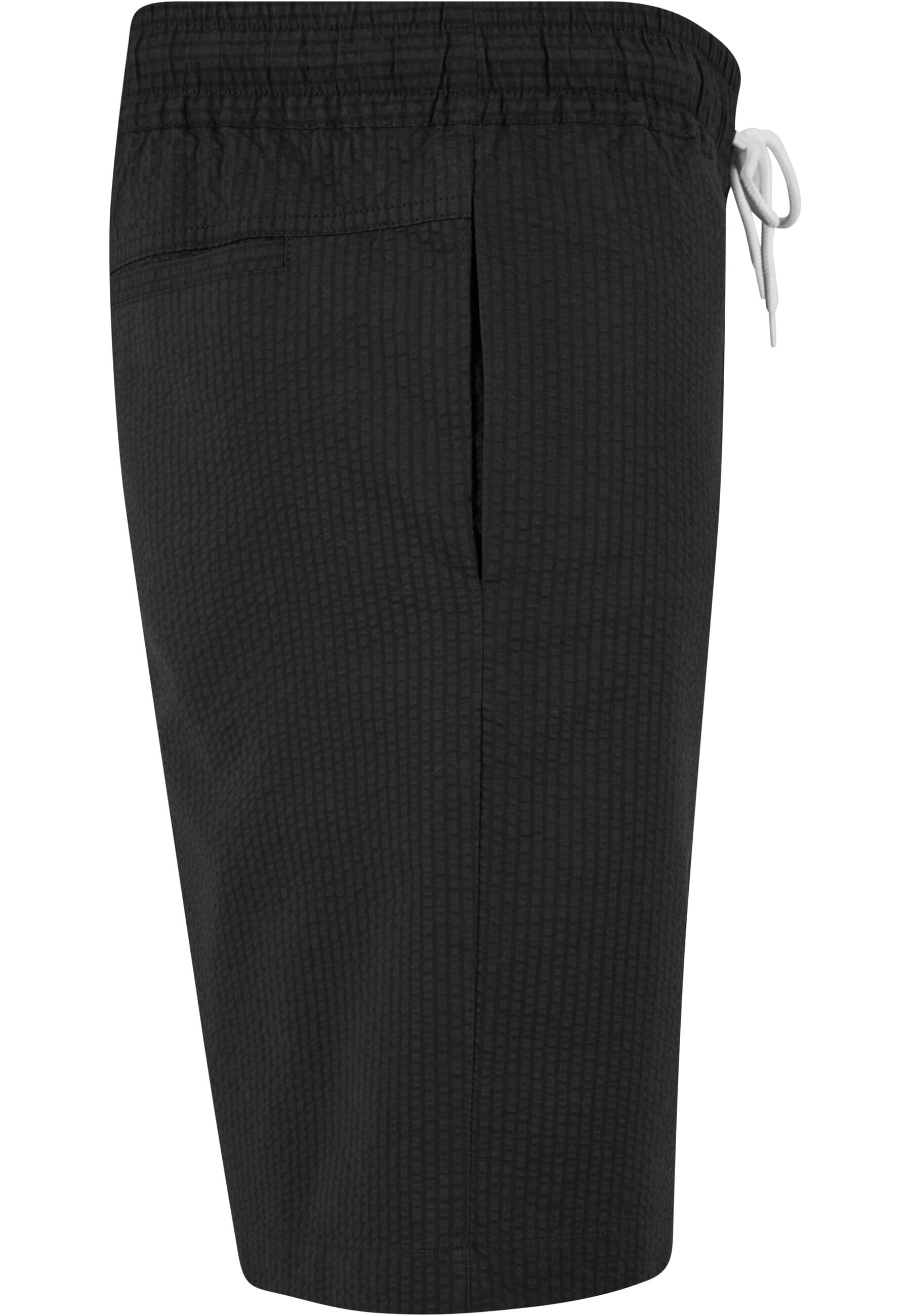 URBAN CLASSICS Shorts »Urban Classics Herren Basic Seersucker Shorts«, (1 tlg.)