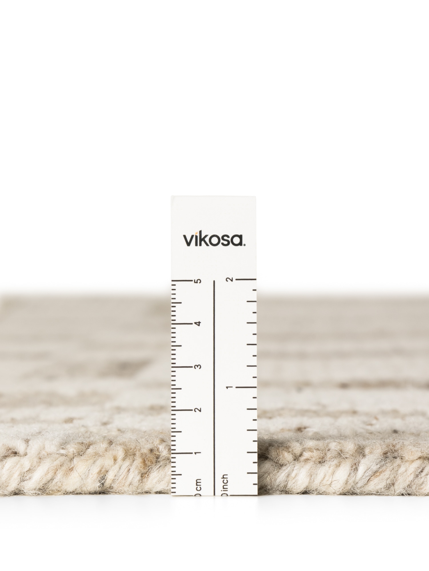 vikosa Teppich »Linara« rechteckig 15 mm Höhe Handgemacht, Grafisch, Streifen, Natur, Wolle, Wohnzimmer,Schlafzimmer