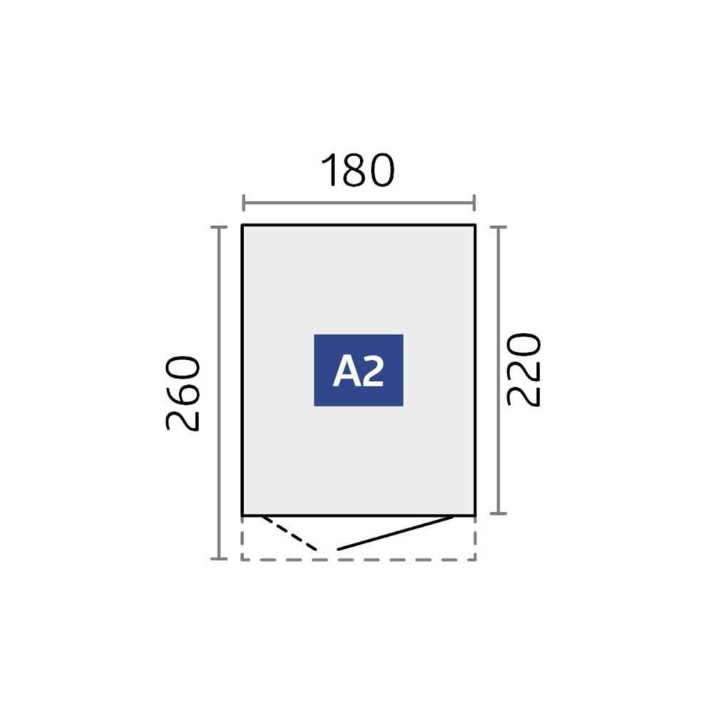 Biohort Gerätehaus »AvantGarde ECO Gr. A2« verschiedene Farben mit Doppeltür
