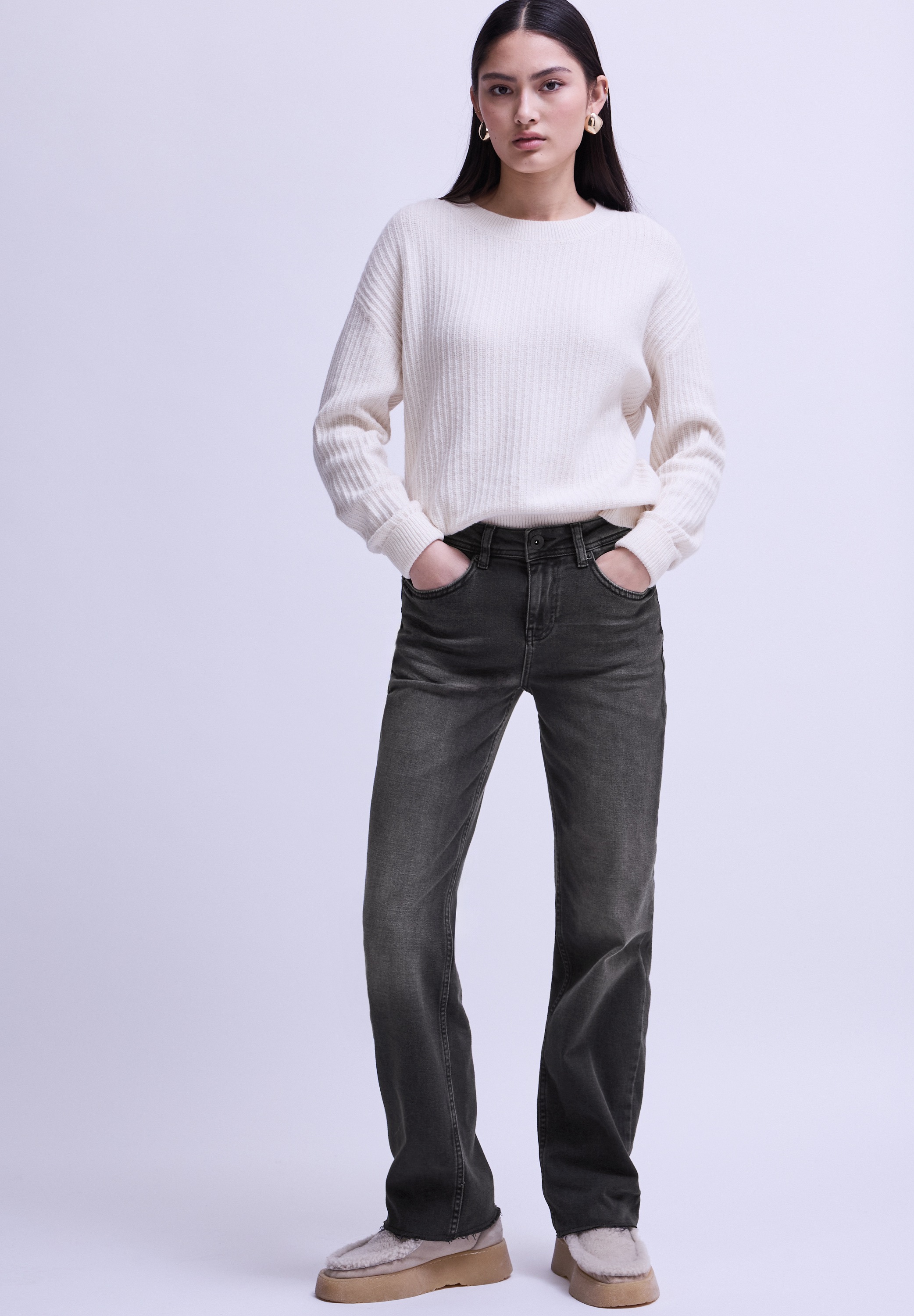 STREET ONE STUDIO Comfort-fit-Jeans, 5-Pocket-Style