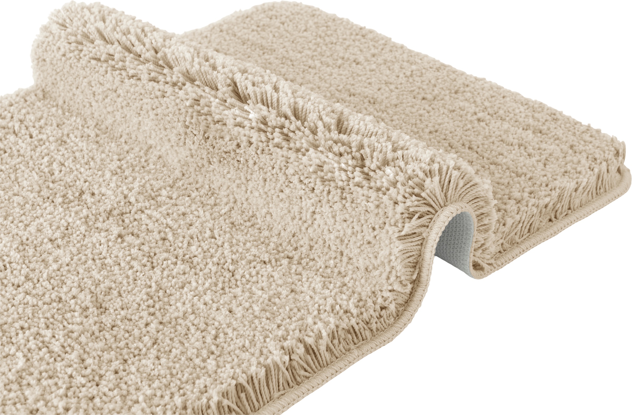 OTTO home Badematte »Sanremo Premium, Badvorleger, Badezimmer Teppich, Duschvorleger« Höhe 30 mm rutschhemmend beschichtet fußbodenheizungsgeeignet | schnell trocknend Badteppich, unifarben, rechteckig, rund & als 3-tlg. Set erhältlich