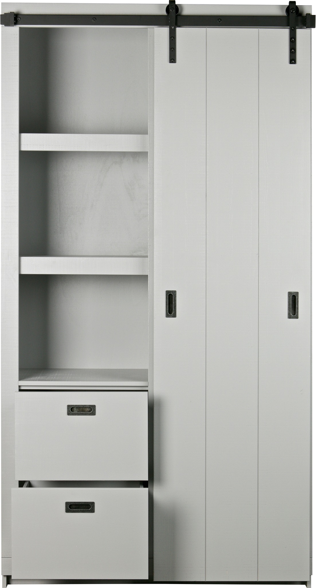 vtwonen Vitrine »Slide, mit Schiebetür«, mit 4 Schubkästen, H 230 cm x B 120 cm
