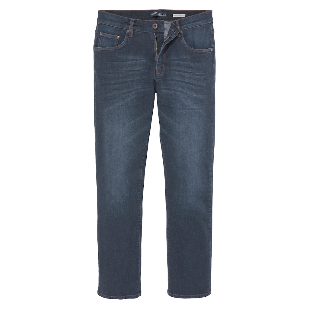 Arizona Stretch-Jeans »Willis«, (Packung, 2 tlg.), Straight Fit