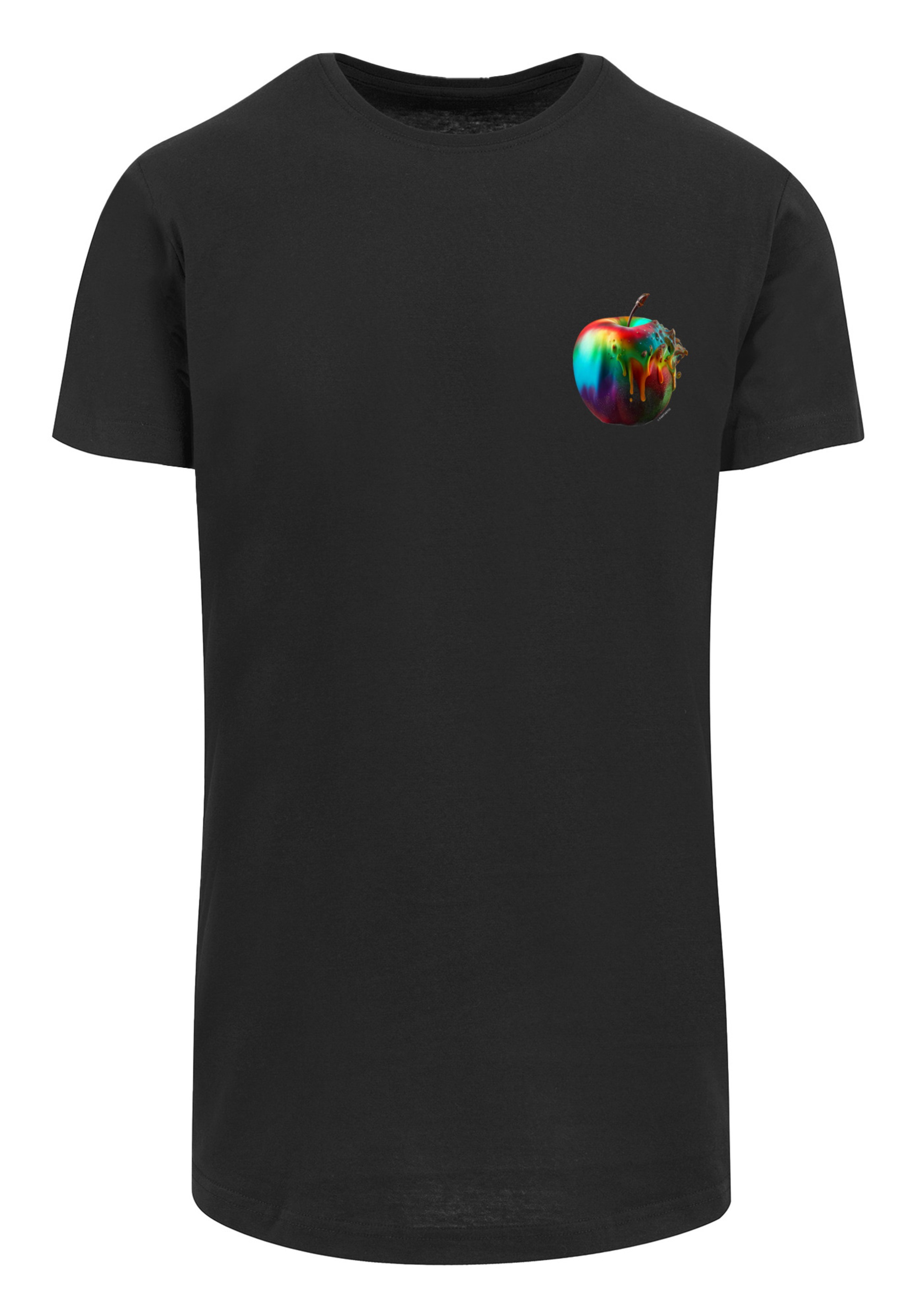 F4NT4STIC T-Shirt »Colorfood Collection - Rainbow Apple« Print