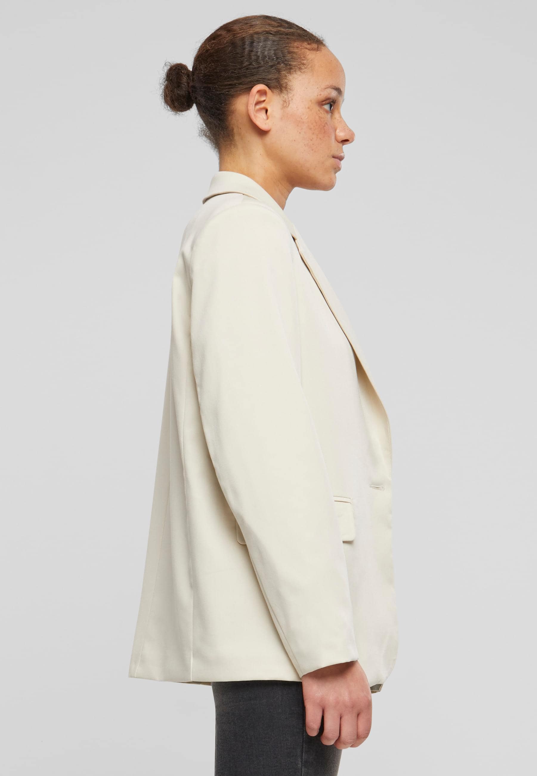 URBAN CLASSICS Allwetterjacke »Urban Classics Damen Ladies Basic Blazer«, (1 St.), ohne Kapuze