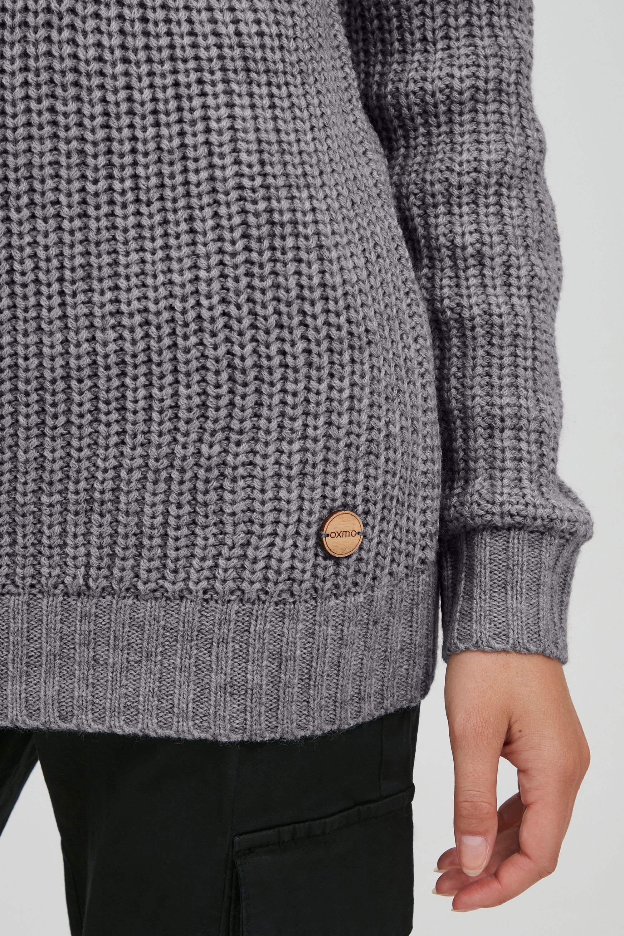 OXMO Strickfleece-Pullover »Strickpullover OXNanna«
