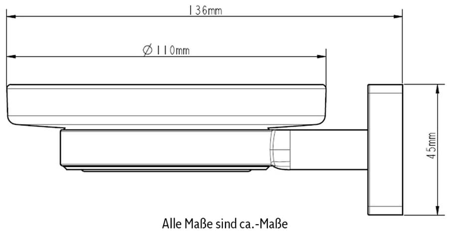 Lenz Seifenschale »RAIN«, chrom