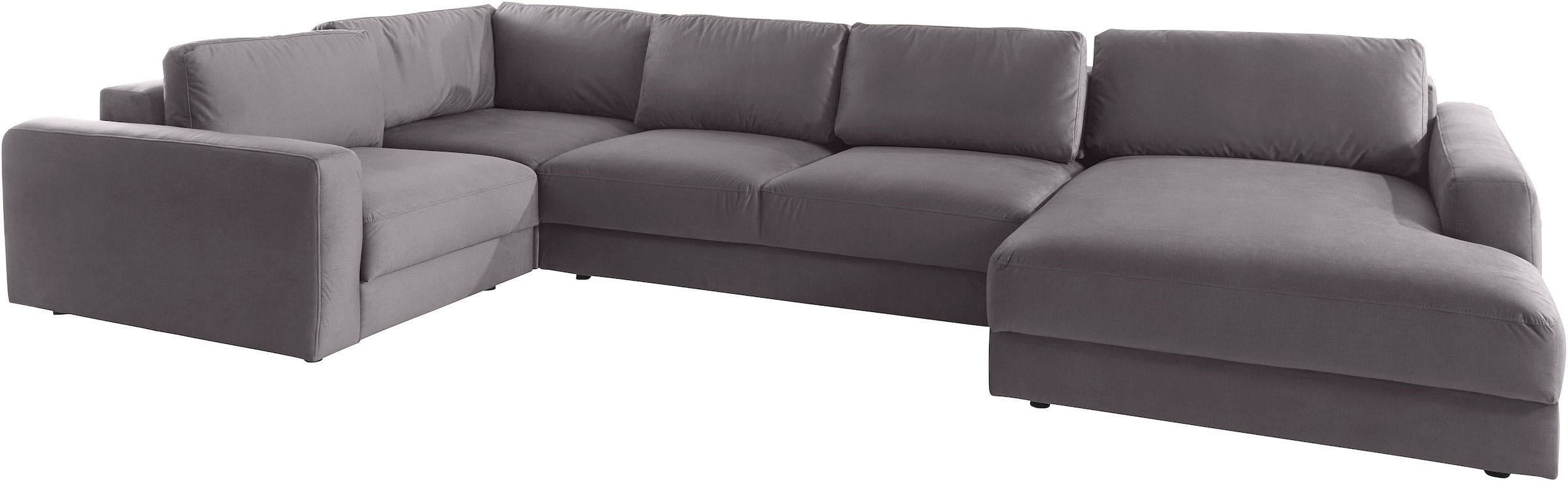 Places of Style Wohnlandschaft »Bloomfield, U-Form«, mit extra tiefer Sitzfläche, wahlweise mit Sitztiefenverstellung