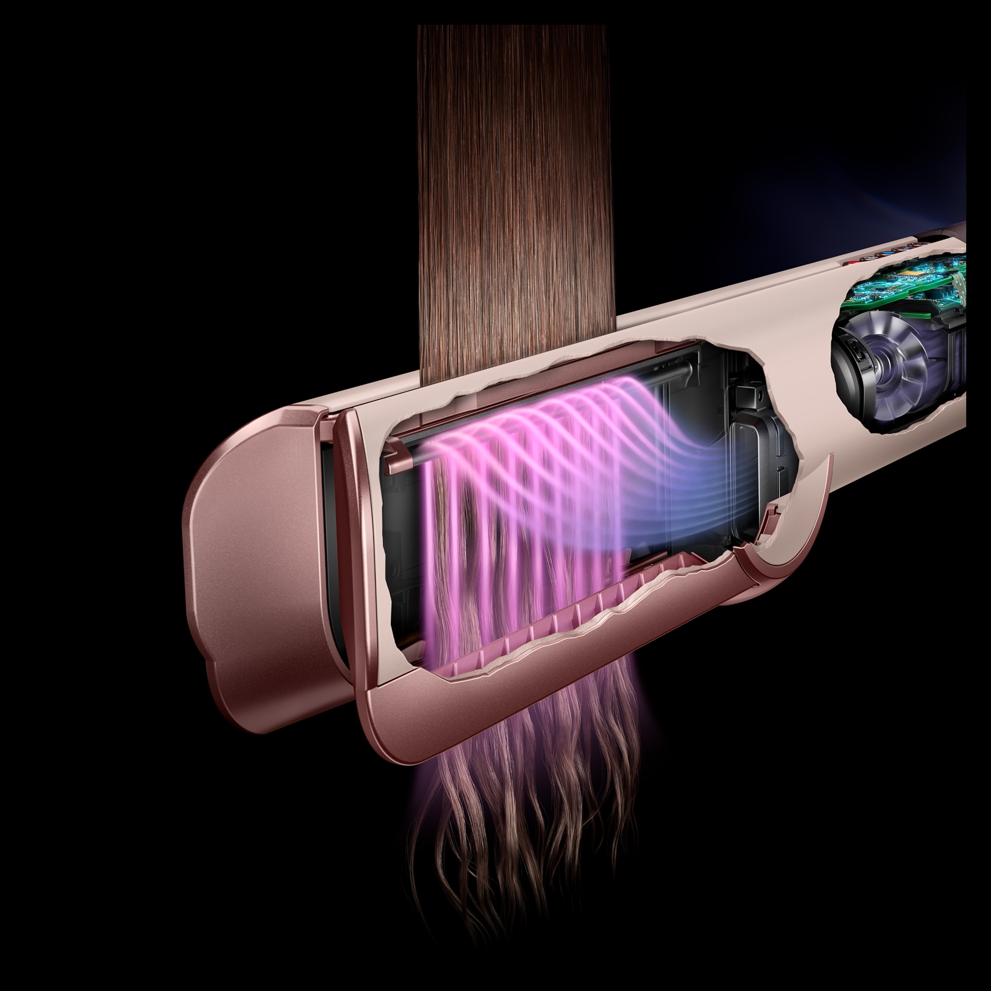 DYSON Glätteisen »Dyson Airstrait Haarglätter« nur mit Luft. Ohne Hitzeschäden.  Ohne Heizplatten