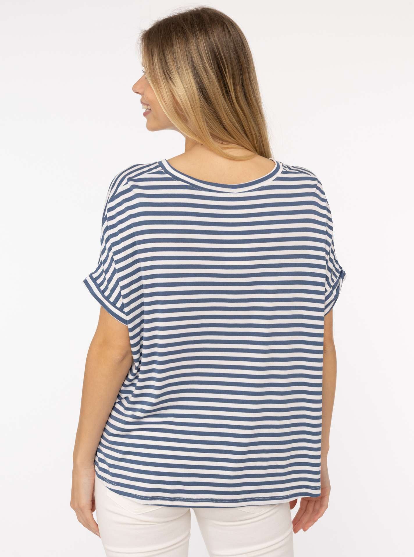 Zwillingsherz T-Shirt »"Maritime Streifen"«, mit hohem Viskoseanteil, One Size
