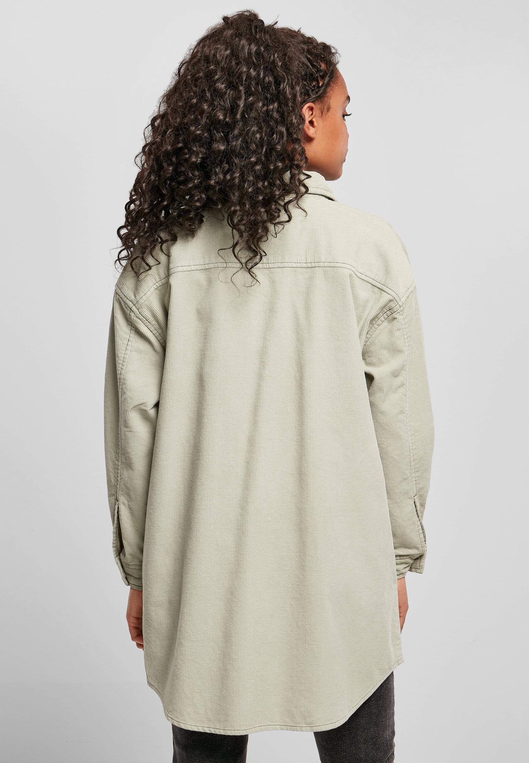 URBAN CLASSICS Hemdbluse »Urban Classics Damen Ladies Long Corduroy Overshirt«