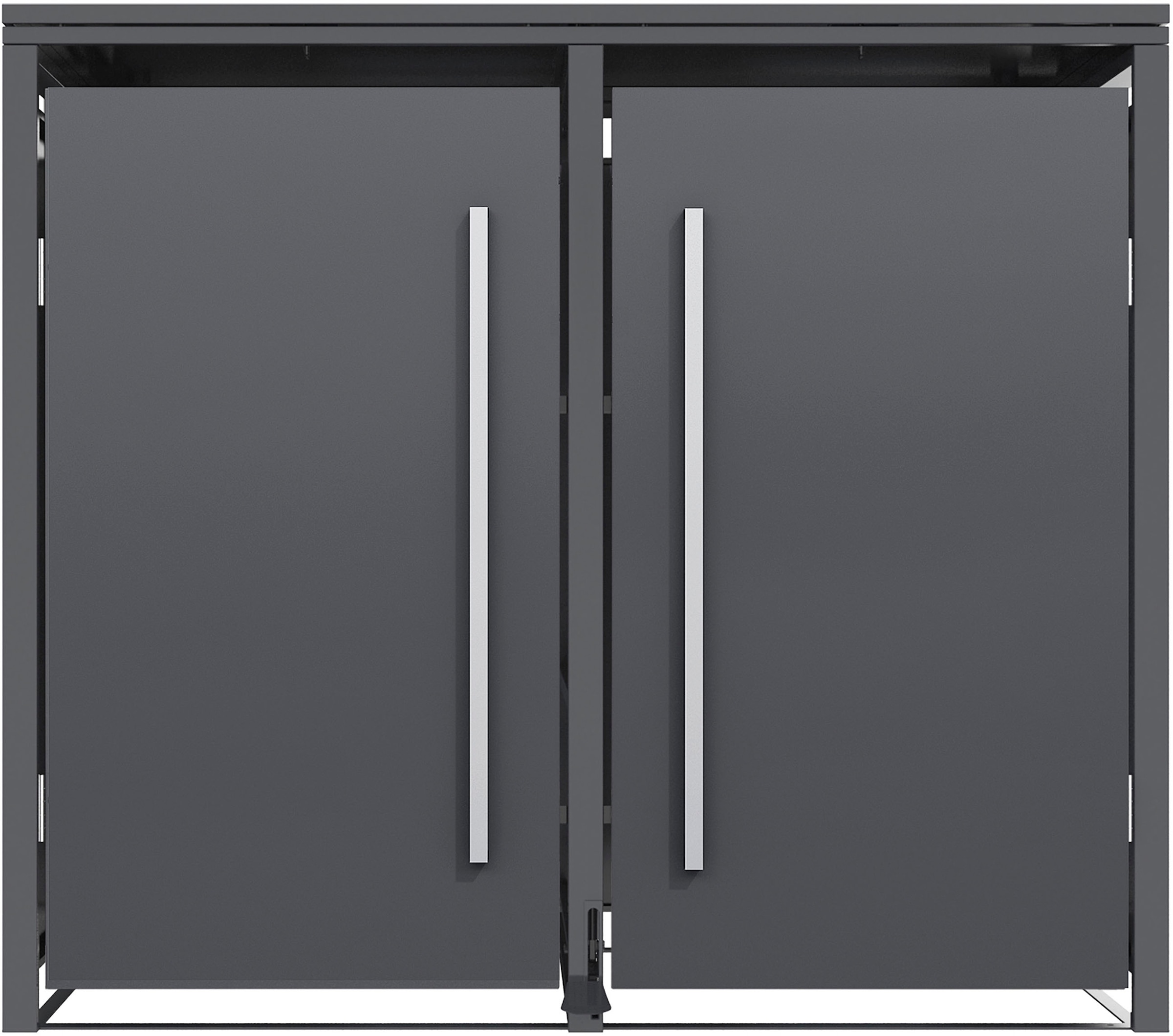 WESTMANN Mülltonnenbox »Pedura 2« BxTxH: 132x80x116 cm, für 2x240 L Mülltonnen