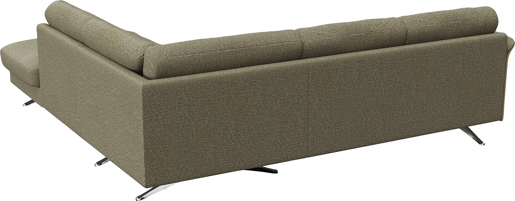 FLEXLUX Ecksofa »Glow, super bequem durch hochwertigem Sitzaufbau mit Federkern, L-Form«, Modernes skandinavisches Design