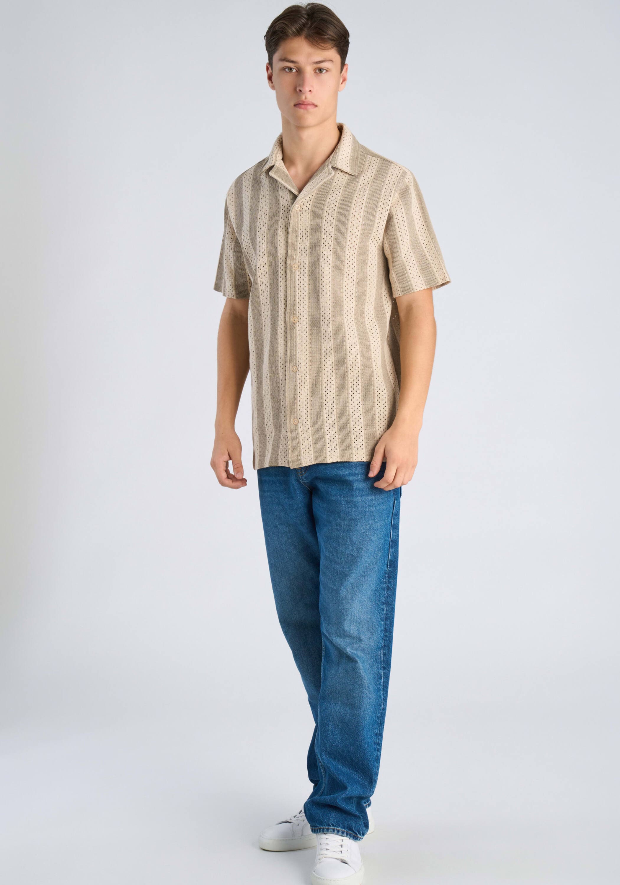 LINDBERGH Kurzarmhemd »Freizeithemd (Kurzarm) Relaxed Fit«