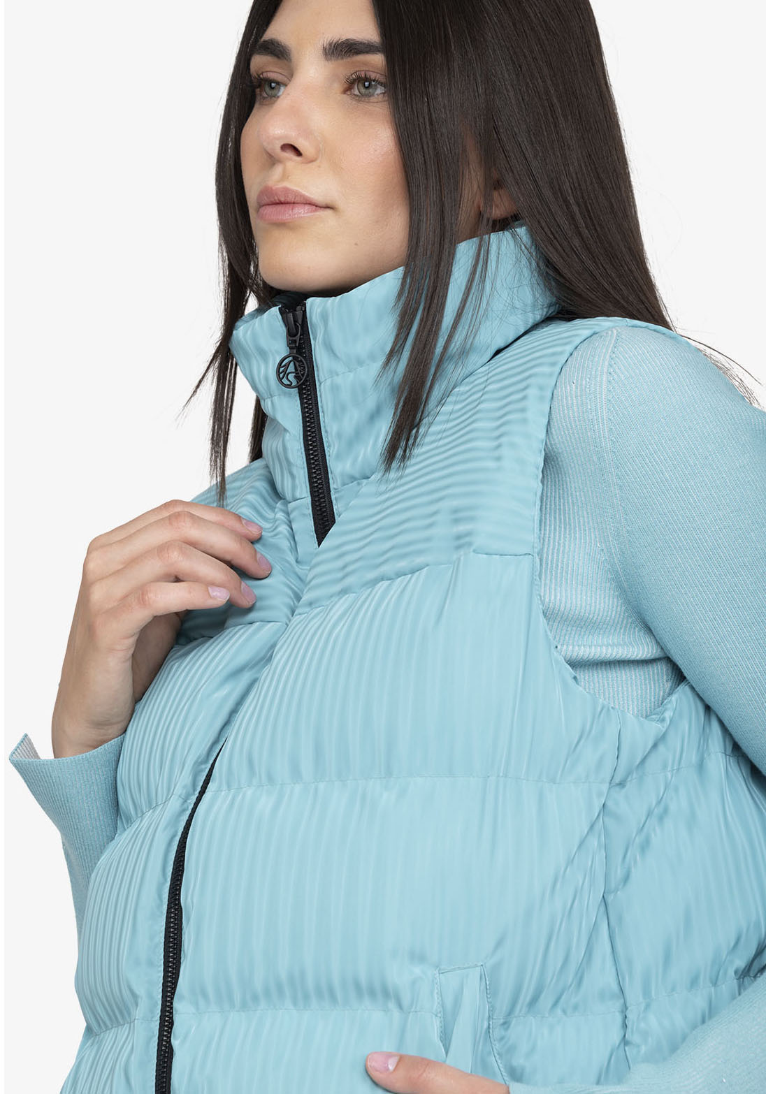 Thumbnail - Sportalm Kitzbühel Steppweste mit kontrastfarbenen Reißverschluss