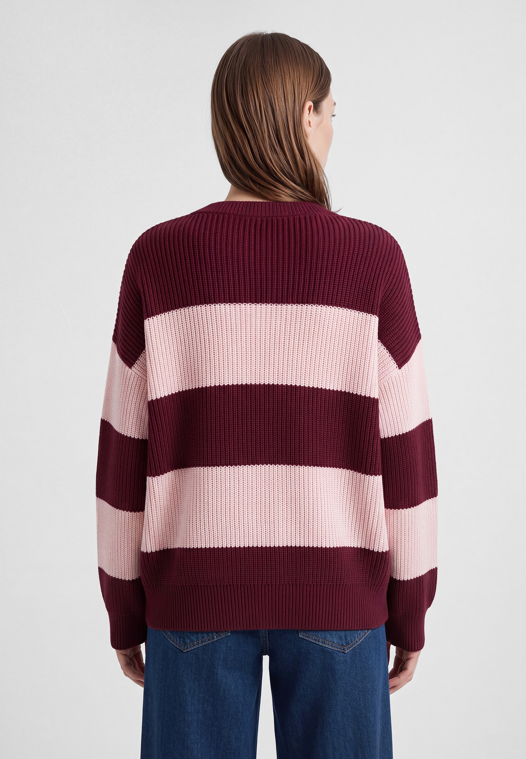 Mavi Rundhalspullover »STRIPED SWEATER« Streifen Top Longsleeve