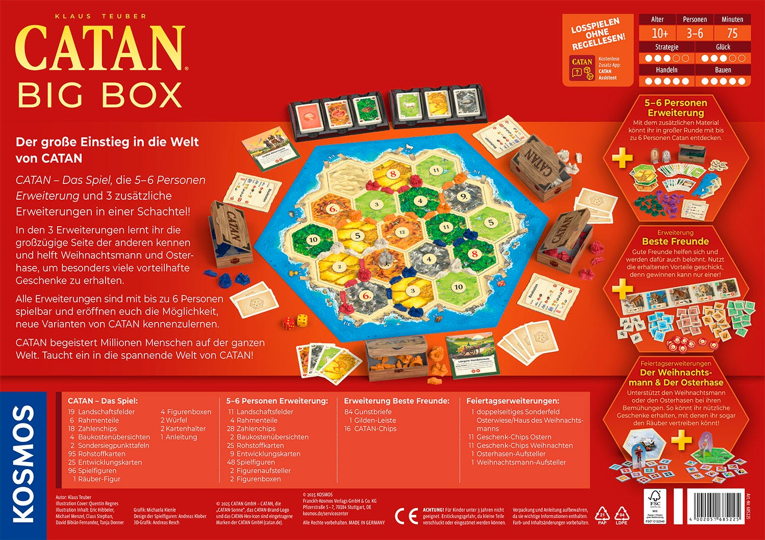 Kosmos Spiel »CATAN Big Box 2025« Made in Germany