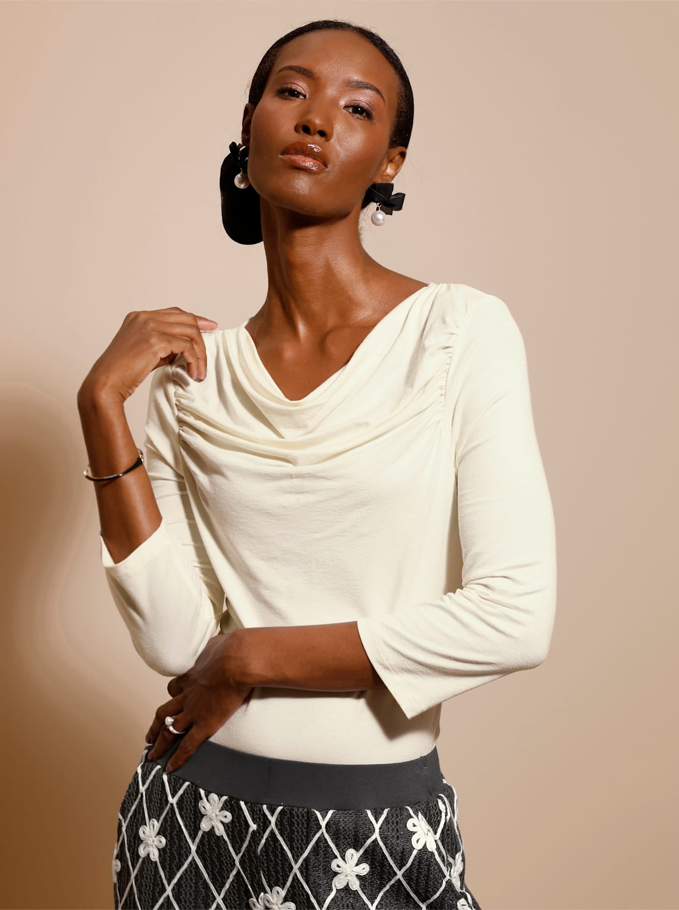 creation L 3/4-Arm-Shirt "Shirt" 1 tlg. günstig online kaufen