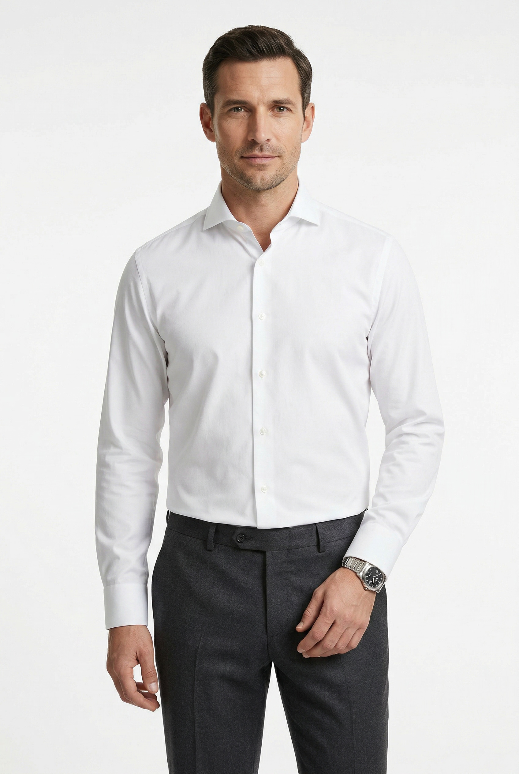 BOSS Businesshemd Kentkragen, Regular Fit, Baumwollmischung