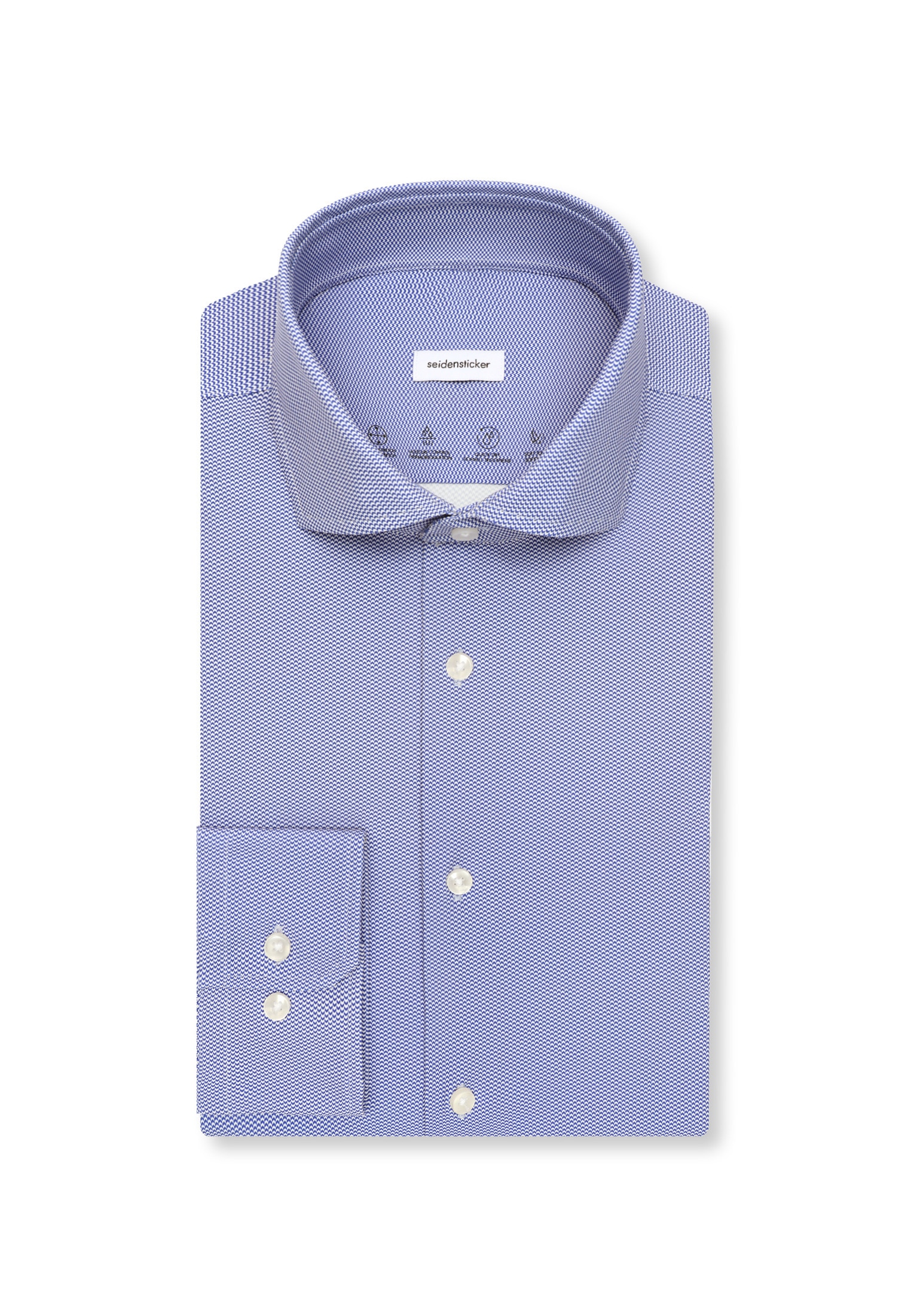 seidensticker Businesshemd »Schwarze Rose« X-Slim 1/1 Kentkragen Druck