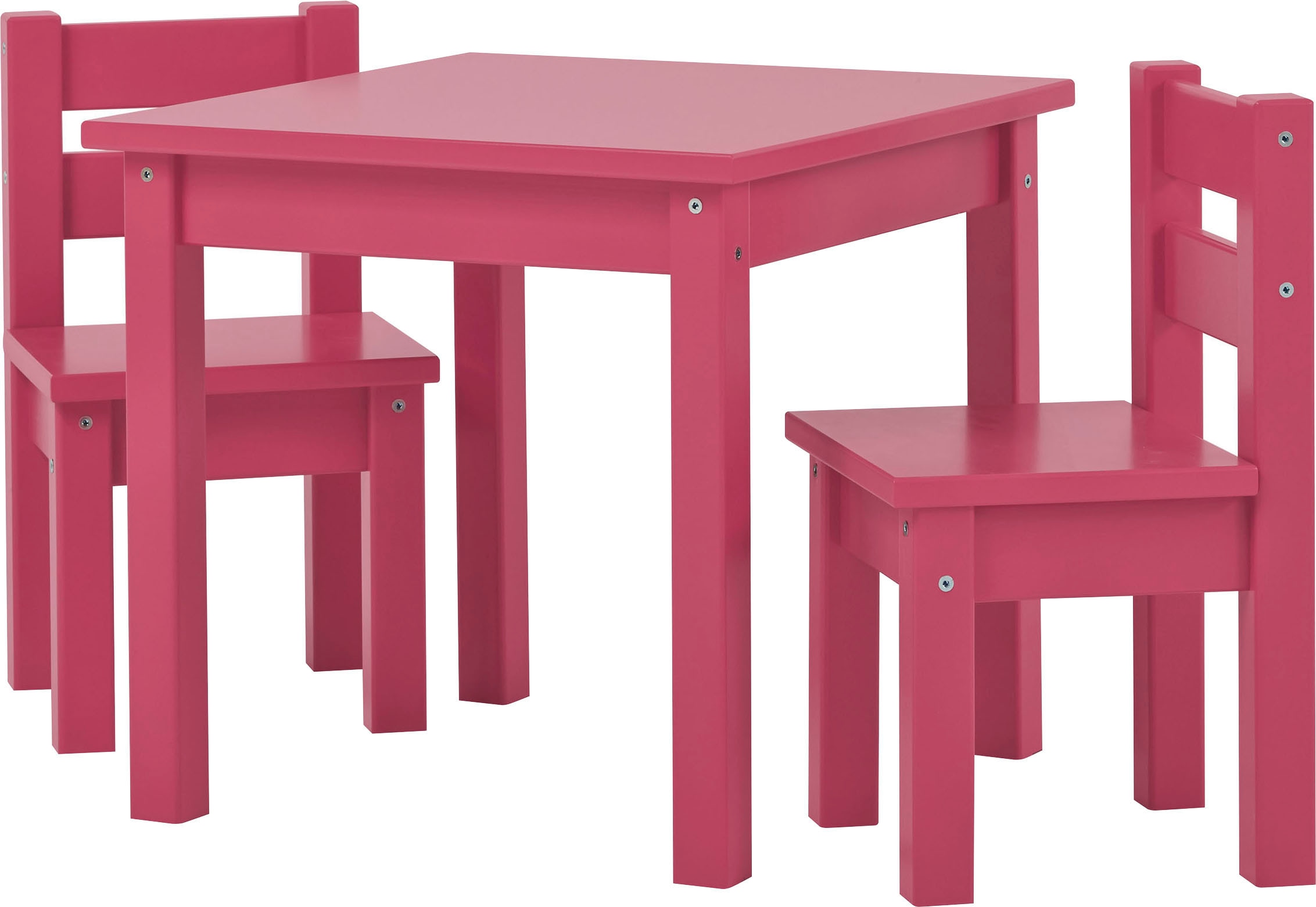 Hoppekids Kindersitzgruppe "MADS Kindersitzgruppe" Set, 1 Tisch, 2 Stühle, günstig online kaufen