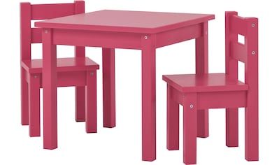 Kindersitzgruppe »MADS Kindersitzgruppe«, (Set, 3 tlg., 1 Tisch, 2 Stühle)