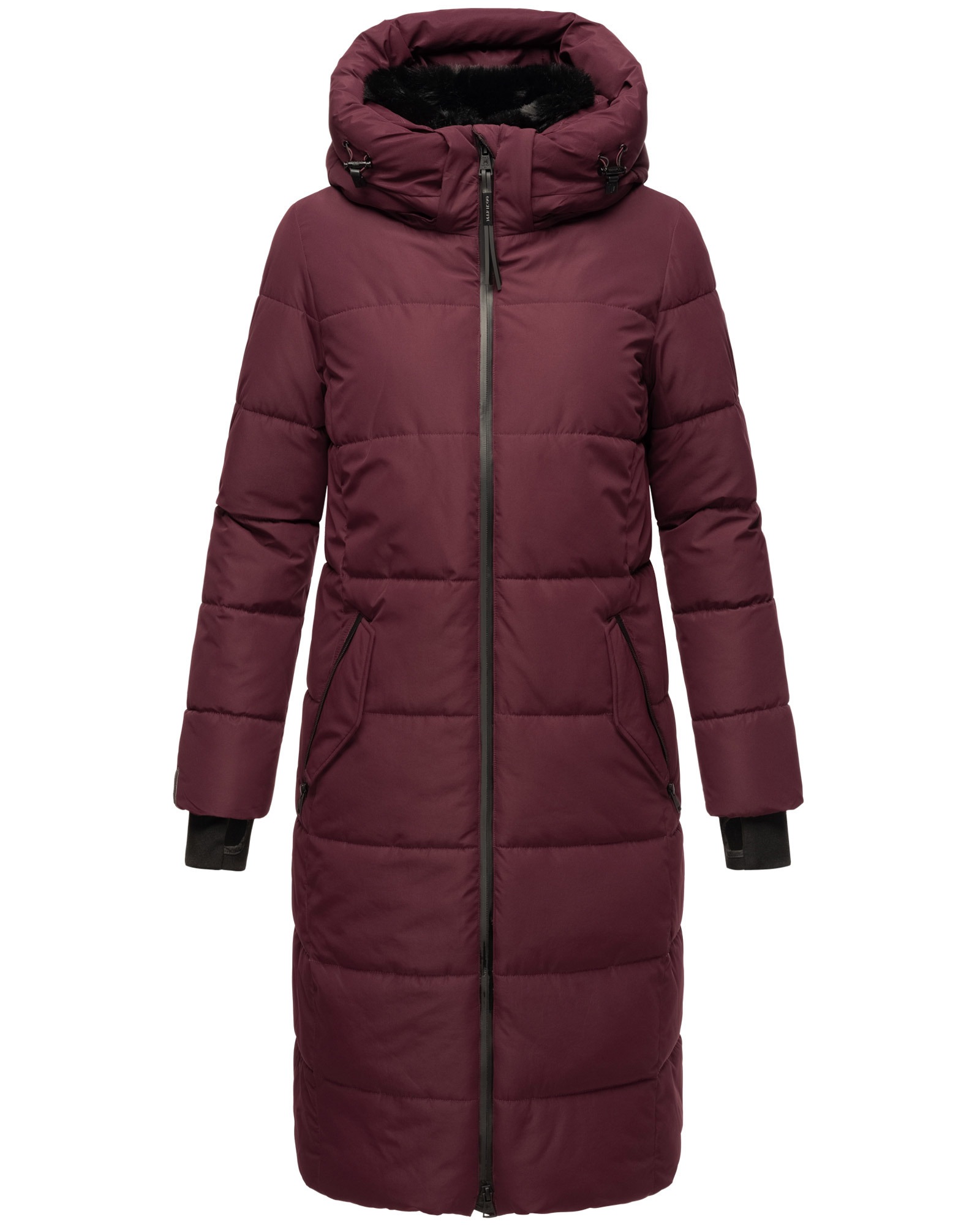 Marikoo Steppjacke »Zuraraa XVI«, langer Winter Mantel gesteppt