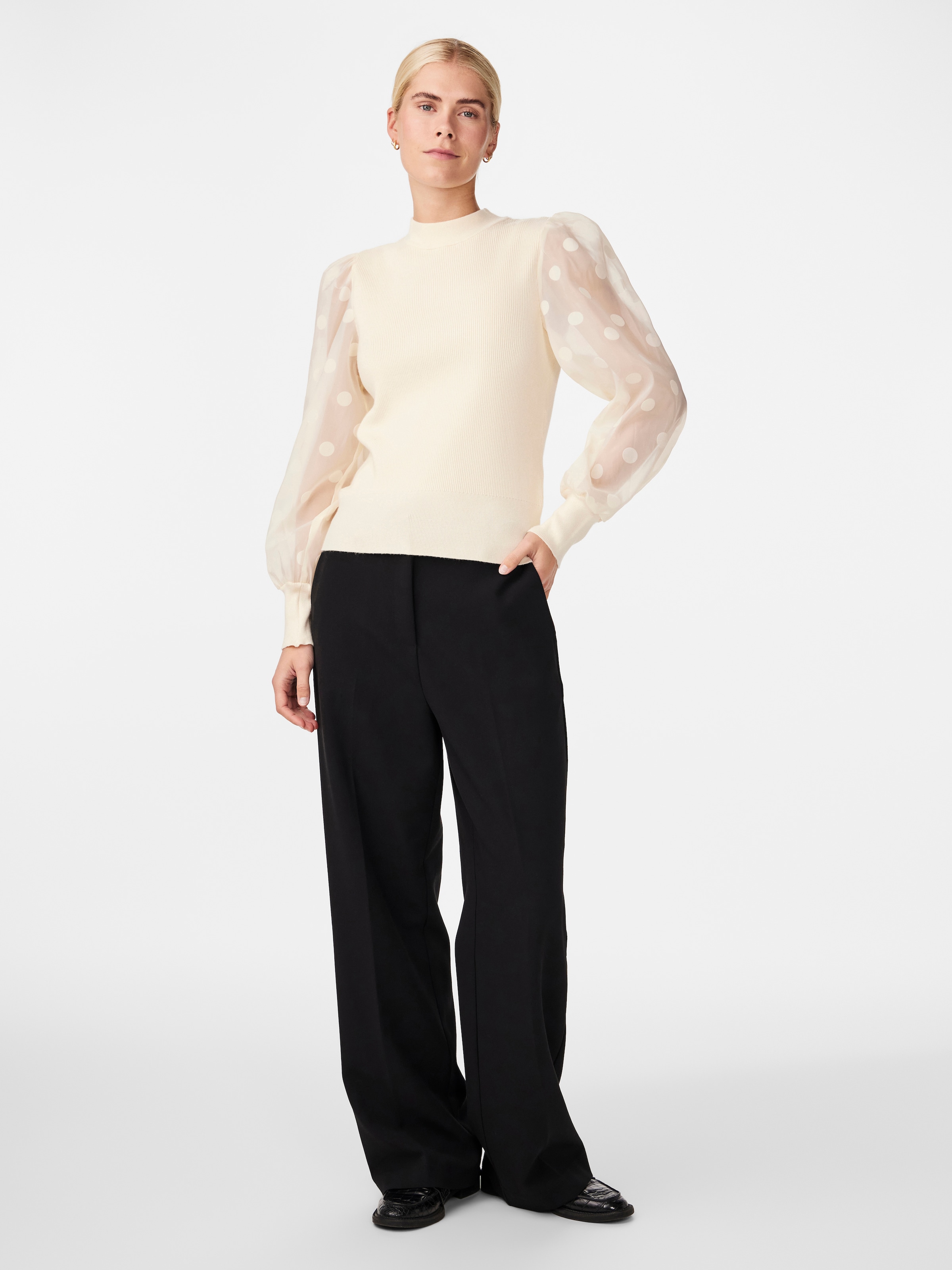 Y.A.S Rundhalspullover »YASDOTME LS KNIT PULLOVER S. NOOS«