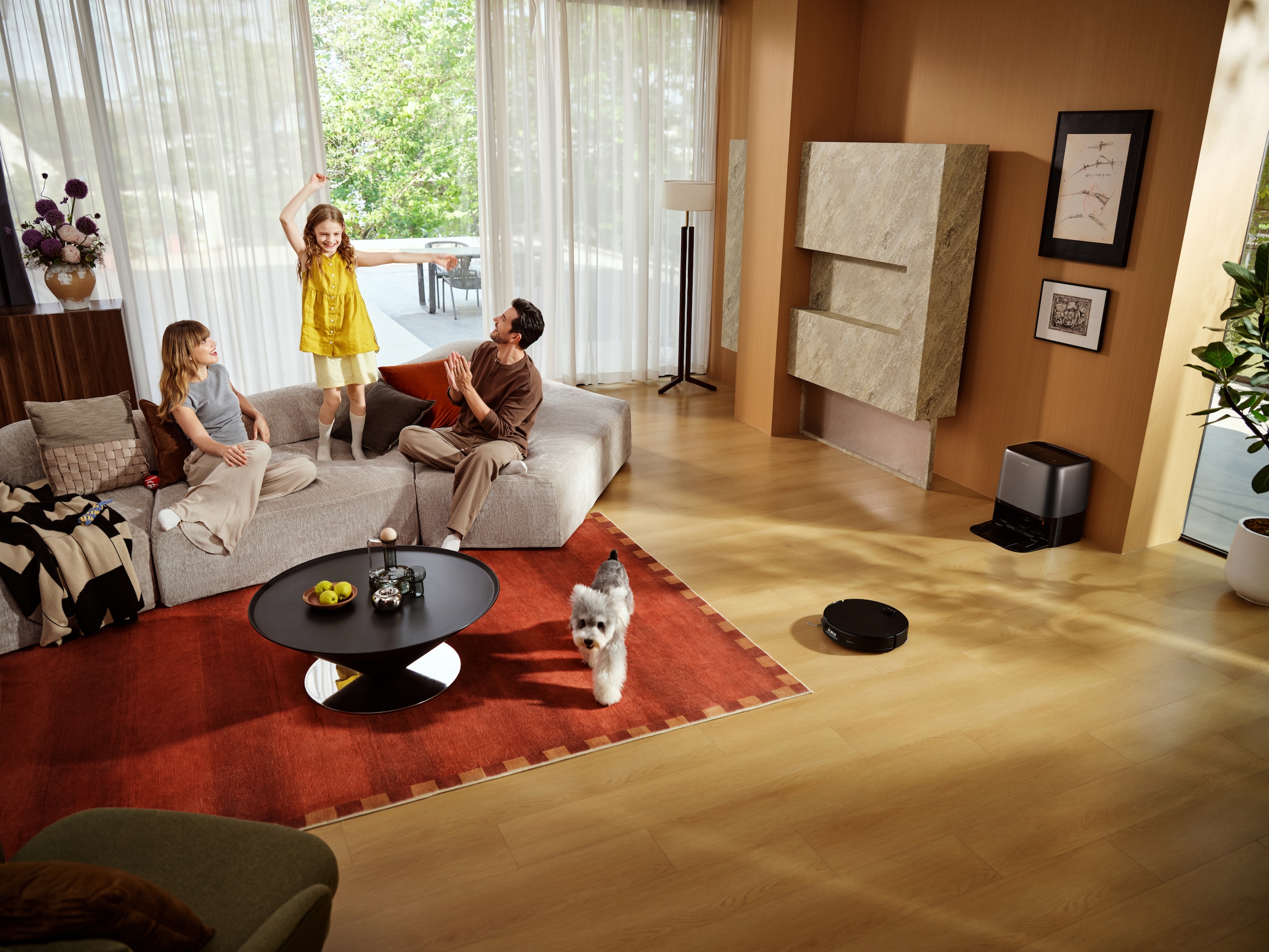 Roborock Nass-Trocken-Saugroboter »Saros 20 Neo« Dual Spinning Mops, FlexiArm™,  selbstreinigende Dockingstation