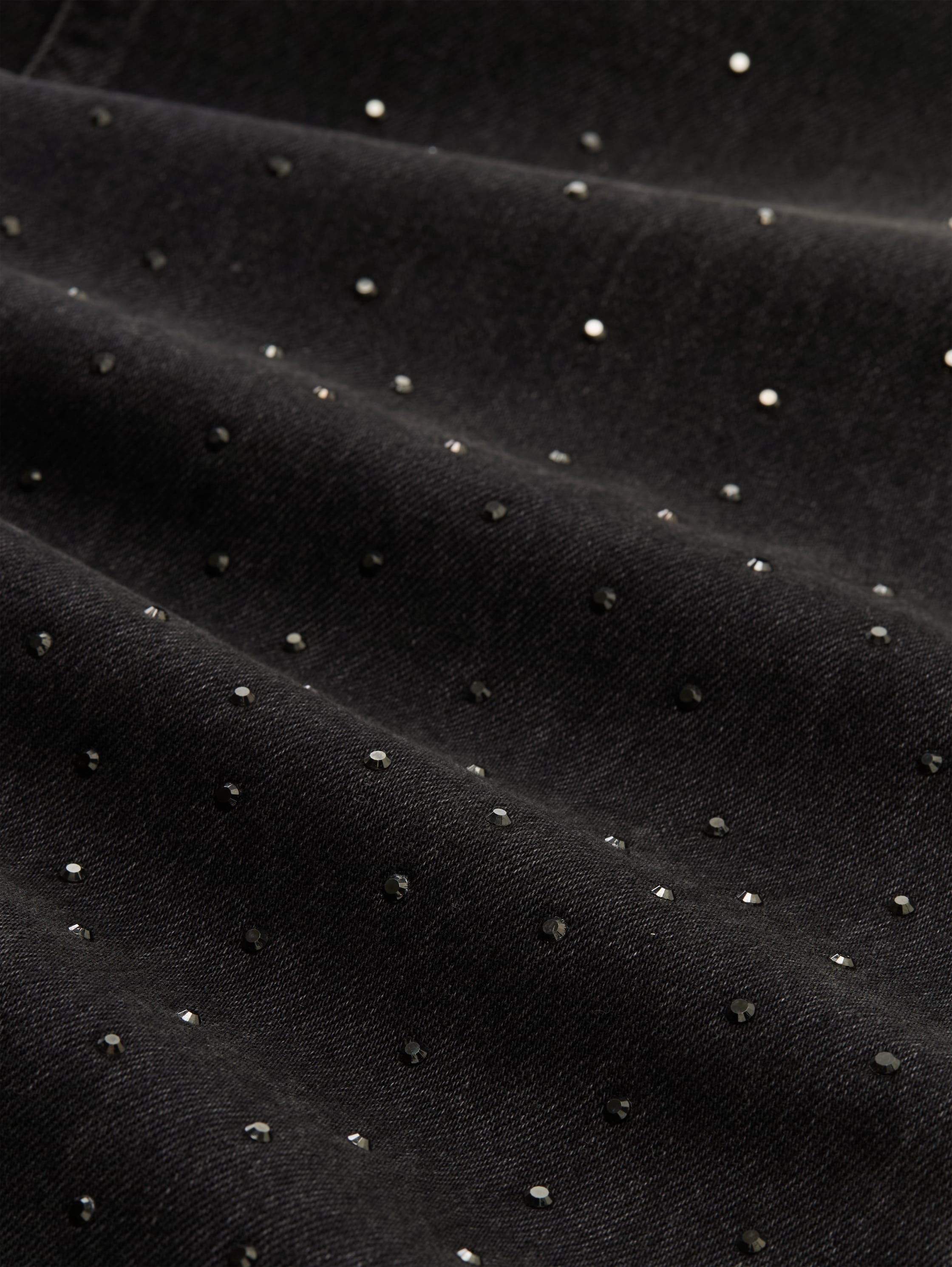 TOM TAILOR Denim Weite Jeans »LINOU« mit Strasssteinen