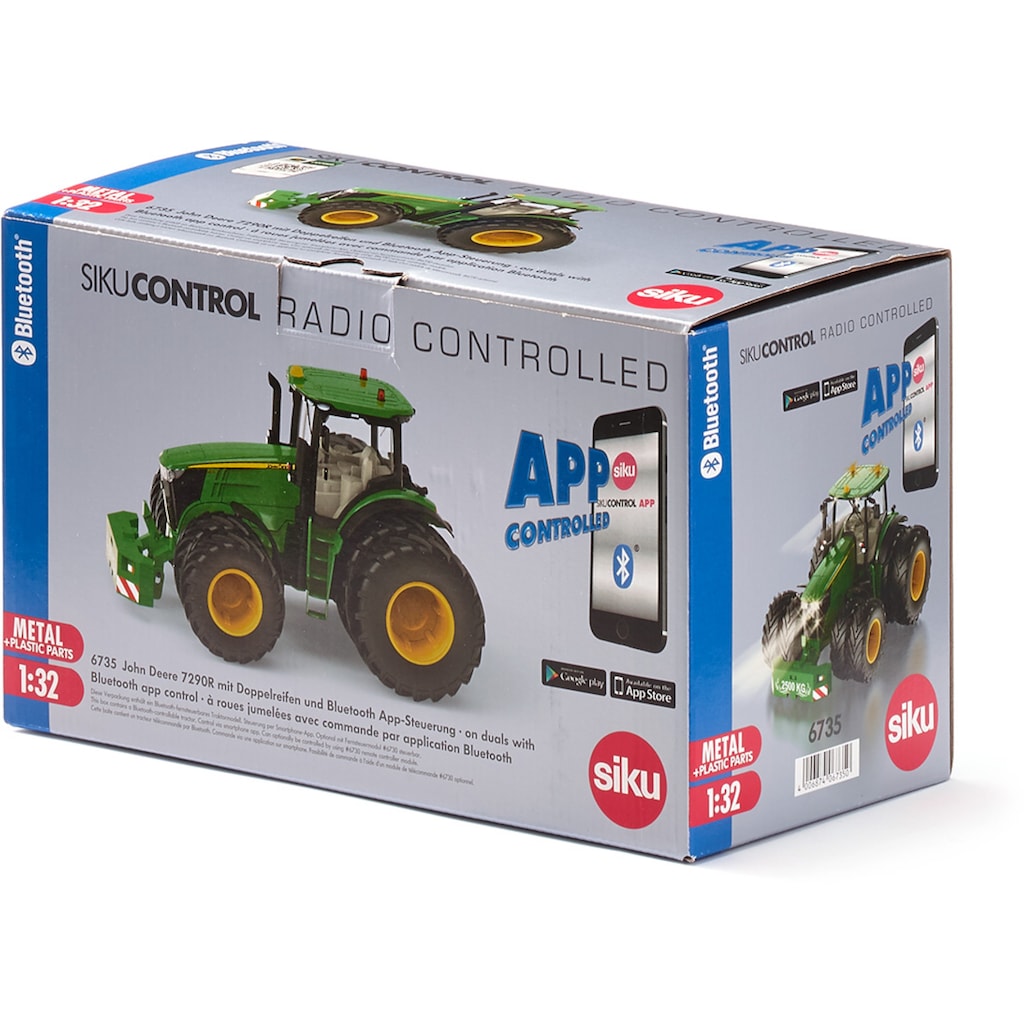 Siku RC-Traktor »SIKU Control, John Deere 7290R mit Doppelreifen (6735)«