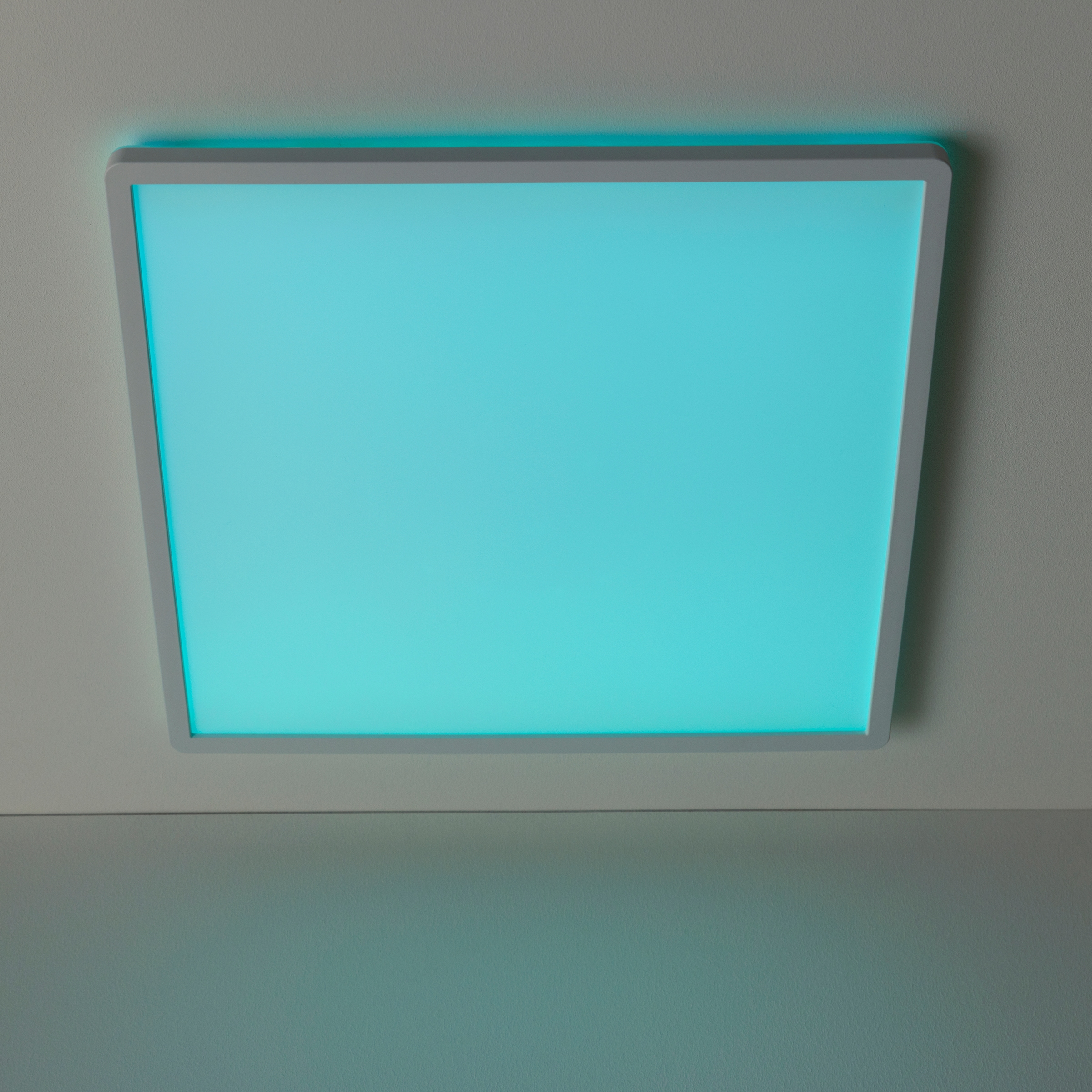 BreLight LED Deckenleuchte »Tanida« LED-Modul 1 Stk. Neutralweiß 42 x 42 cm, RGB, LED, 3000 lm, 4000 K, dimmbar, Fernbedinung, weiß