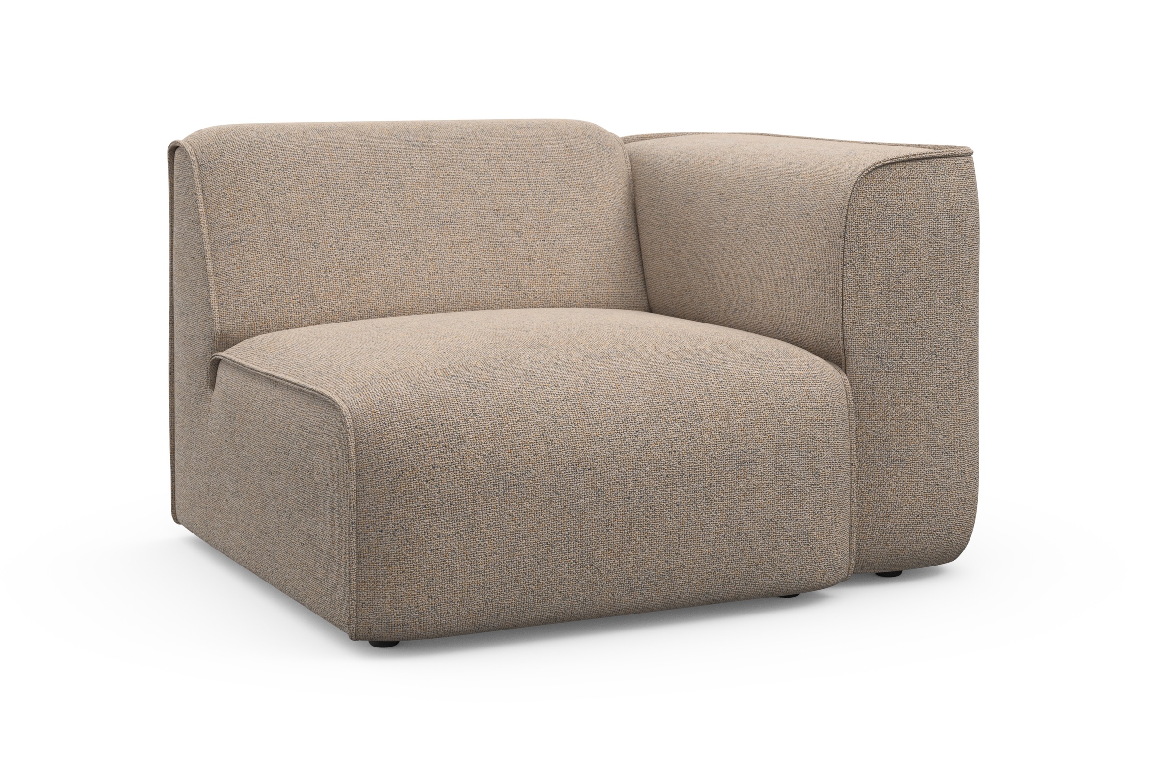 RAUM.ID Sessel "Merid Sofa-Eckelement, Maße B/T/H: 109/97/46 cm", als Modul günstig online kaufen