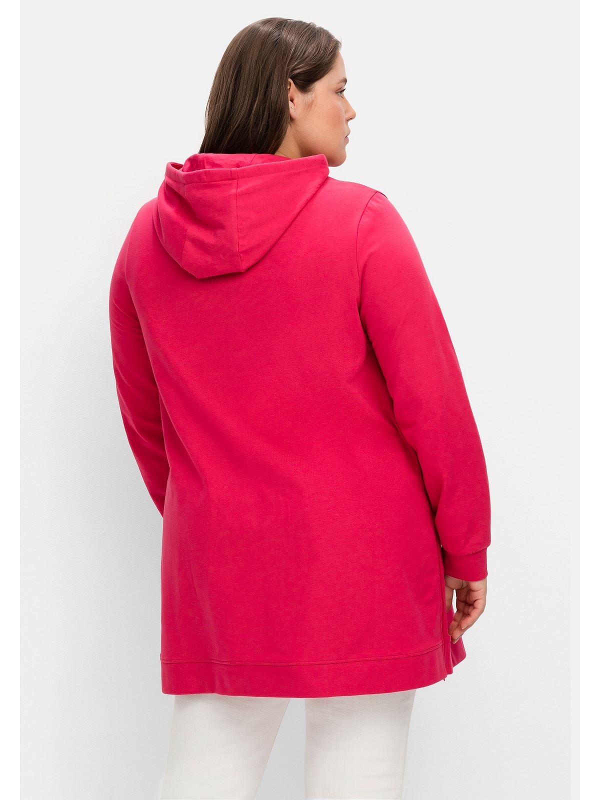 Sheego Sweatshirt »Große Größen«, mit seitlichen Zippern