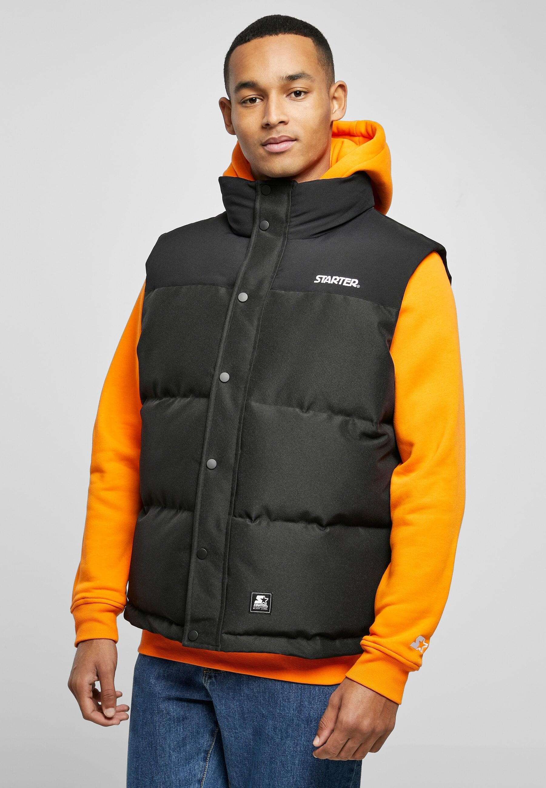 Starter Black Label Steppweste »Starter Black Label Herren Starter Puffer Vest«, (1 tlg.)