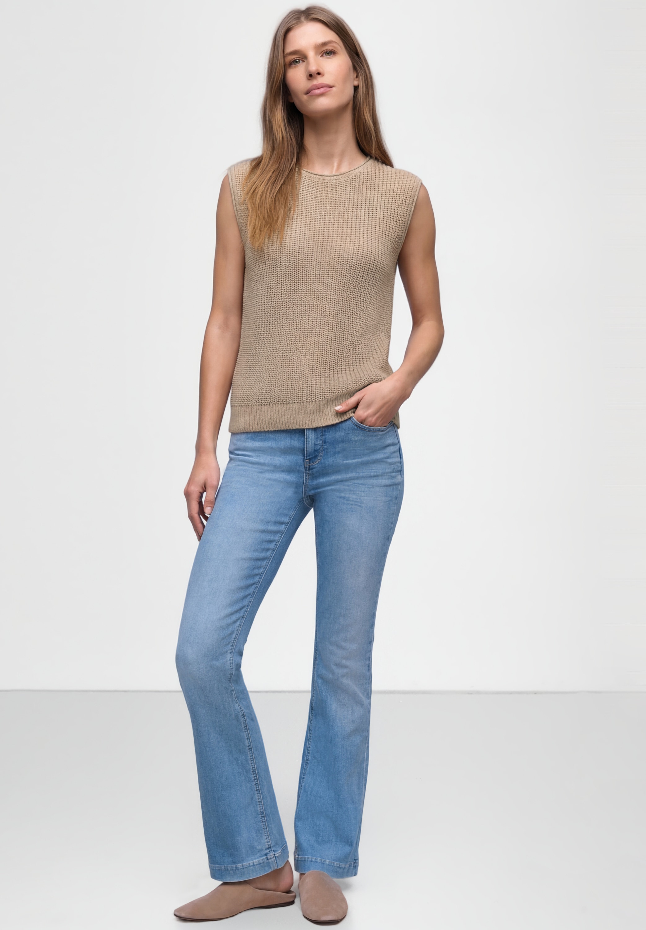 STREET ONE Pullunder mit Rundhalsausschnitt