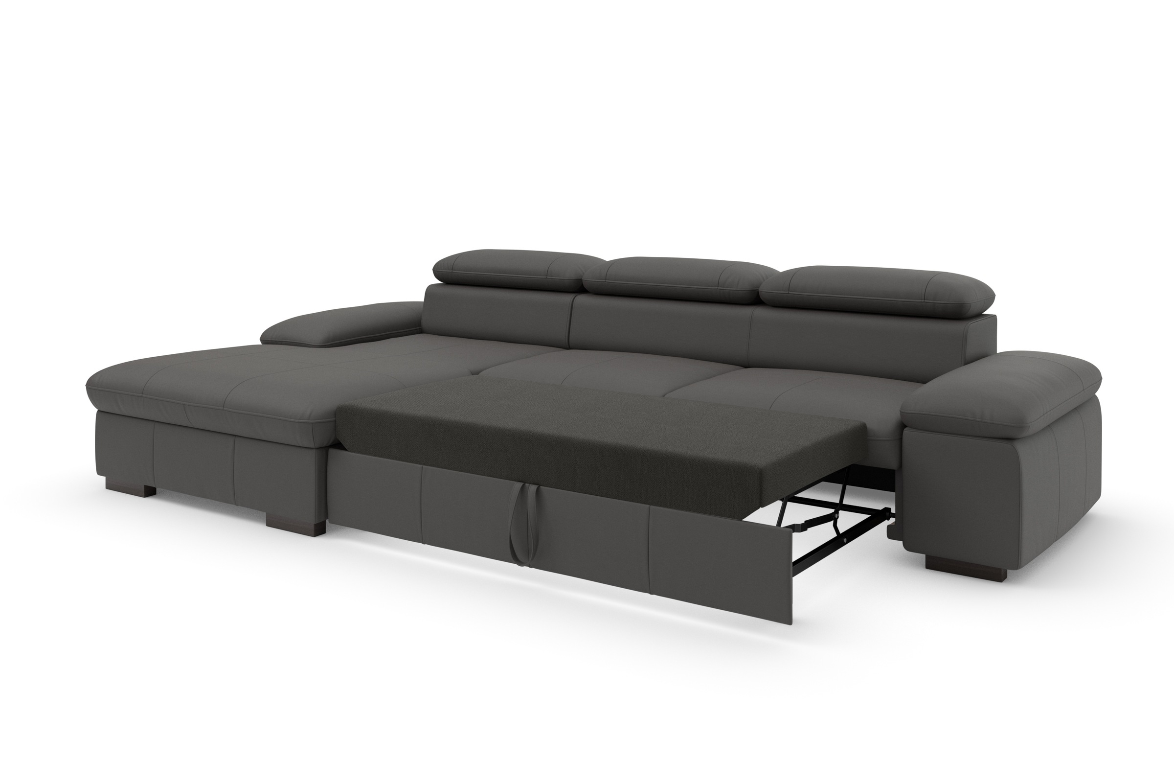 Home affaire Ecksofa »Alberto L-Form«, mit Kopfteilverstellung, wahlweise mit Bettfunktion