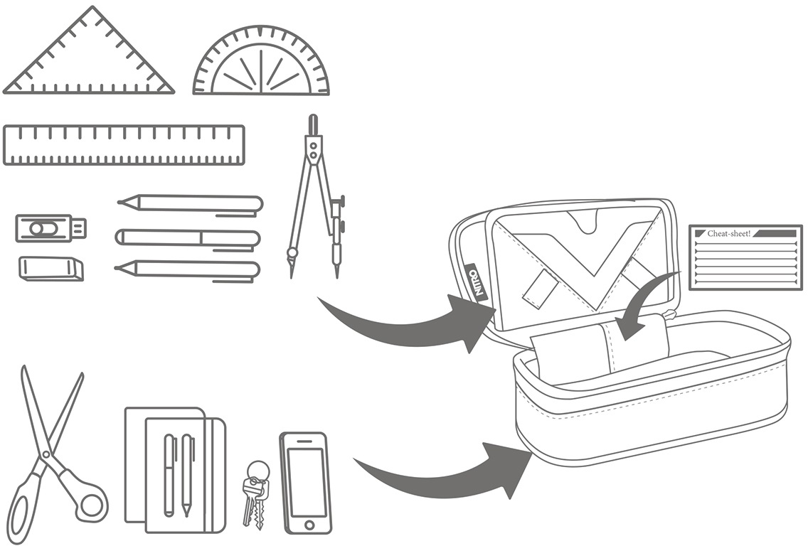 NITRO | Case XL«, Etui Box, »Pencil BAUR Federtasche Faulenzer Federmäppchen, Schlampermäppchen, Stifte