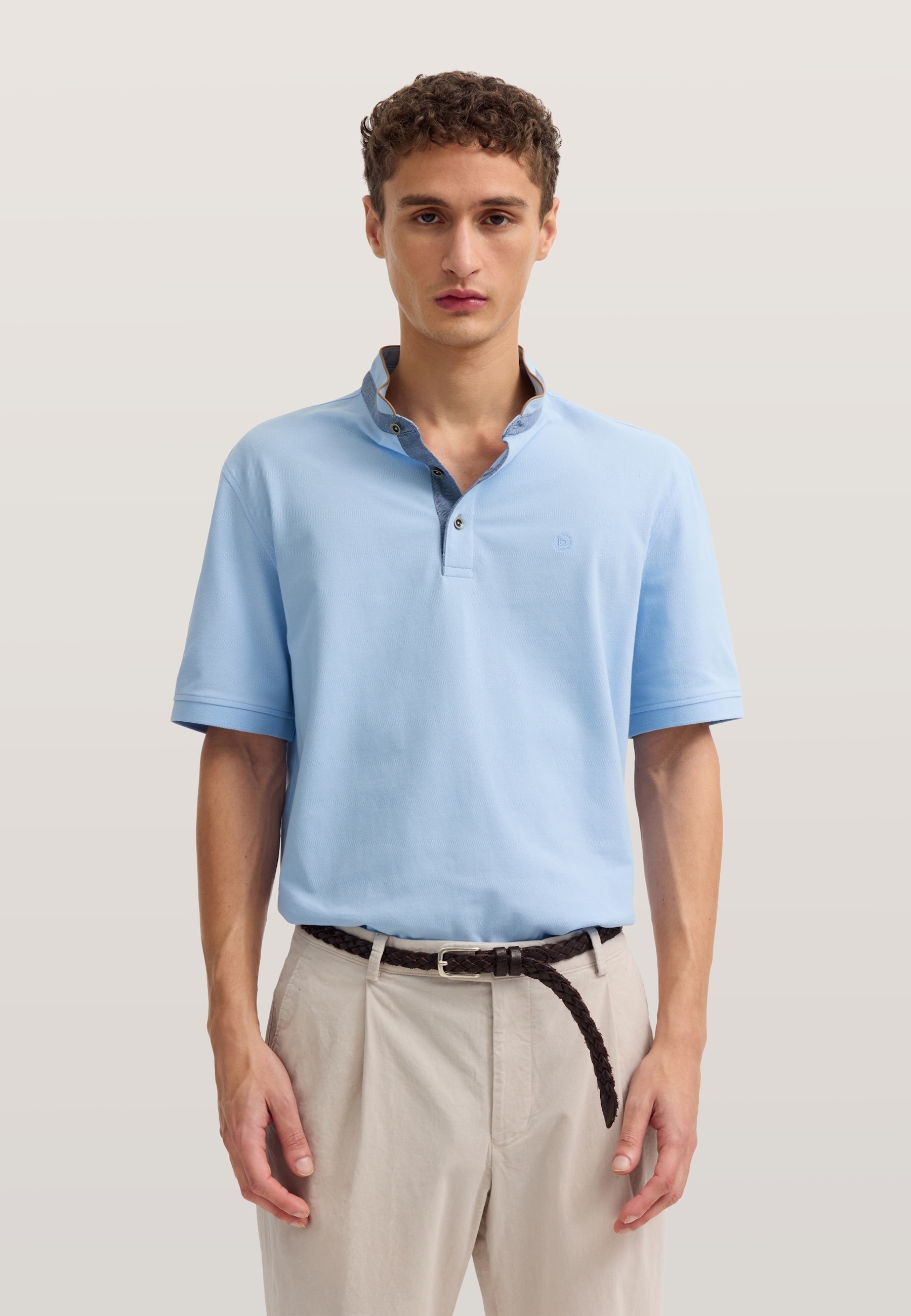 bugatti Poloshirt Modern Fit aus reiner Baumwolle
