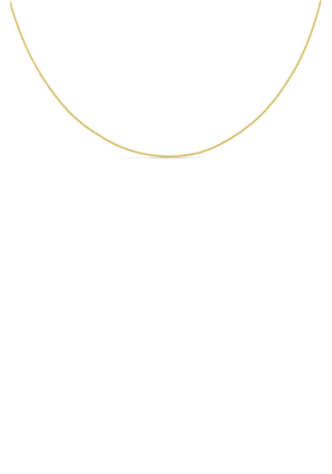 Firetti Collierkettchen »Schmuck Geschenk Gold 750 Halsschmuck Halskette Goldkette Rundanker«, Made in Germany