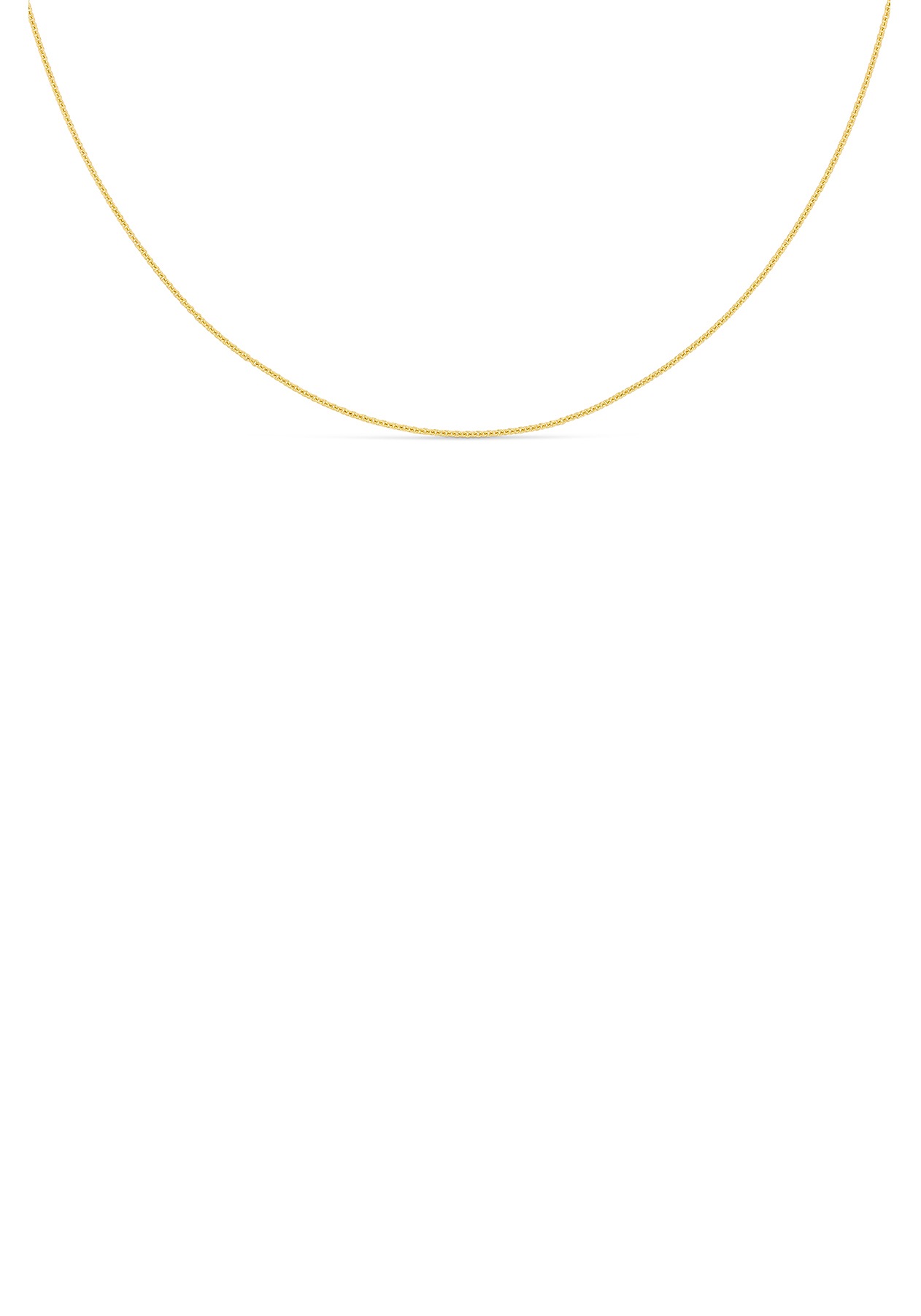 Firetti Collierkettchen »Schmuck Geschenk Gold Sneaker! zu Halskette Weihnachten Rundanker«, Goldkette Halsschmuck für Shirt, 750 Jeans, Anlass BAUR Geburtstag | Kleid, kaufen