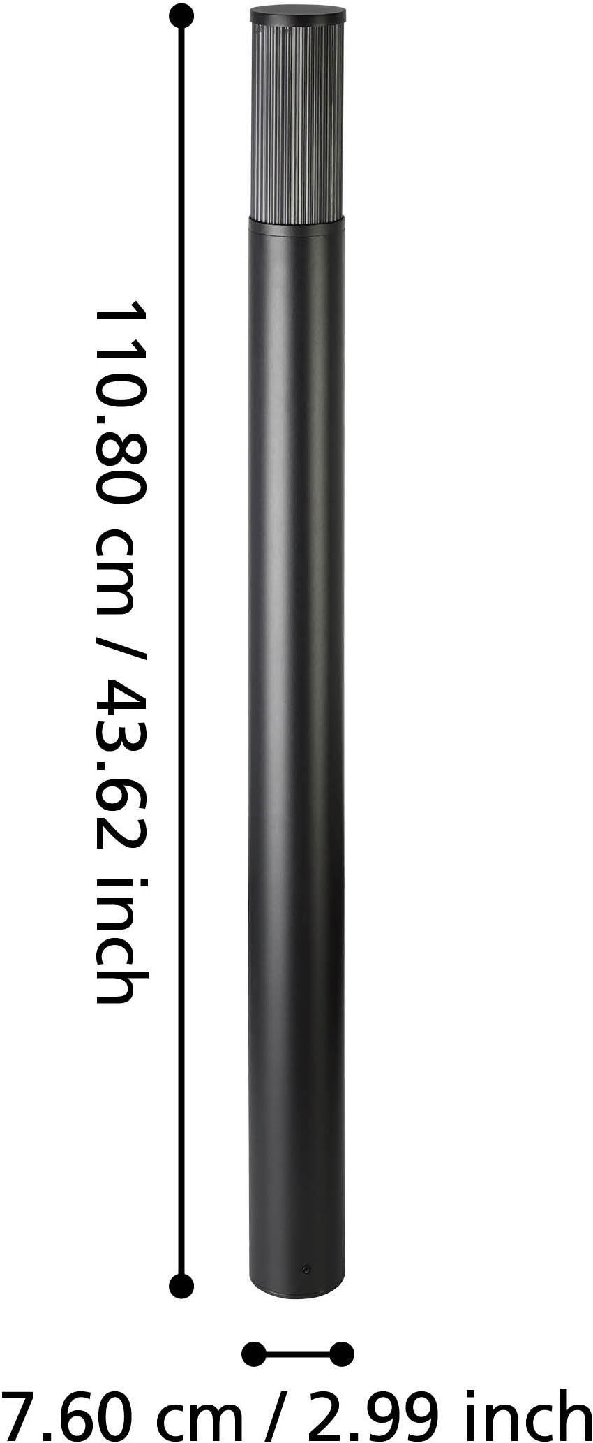 EGLO Stehlampe »SALLE Stehlampe - Alu, Kunststoff - E27 - 1X15W - IP54« E27 1 Stk.