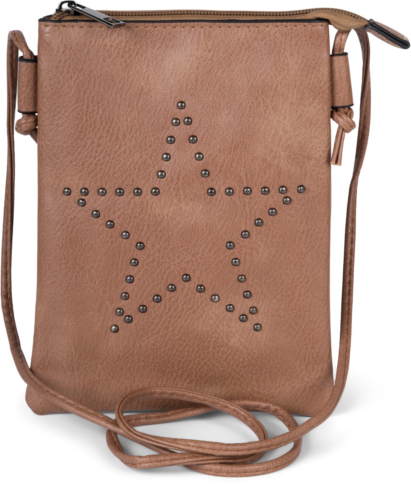 styleBREAKER Mini Bag "Mini Umhängetasche mit Nieten Stern"