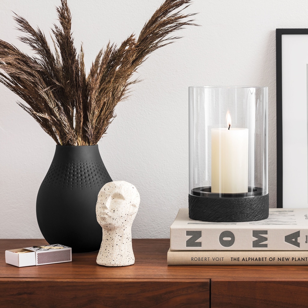 Villeroy & Boch Windlicht »Windlicht Manufacture Rock Home 20 cm schwarz«