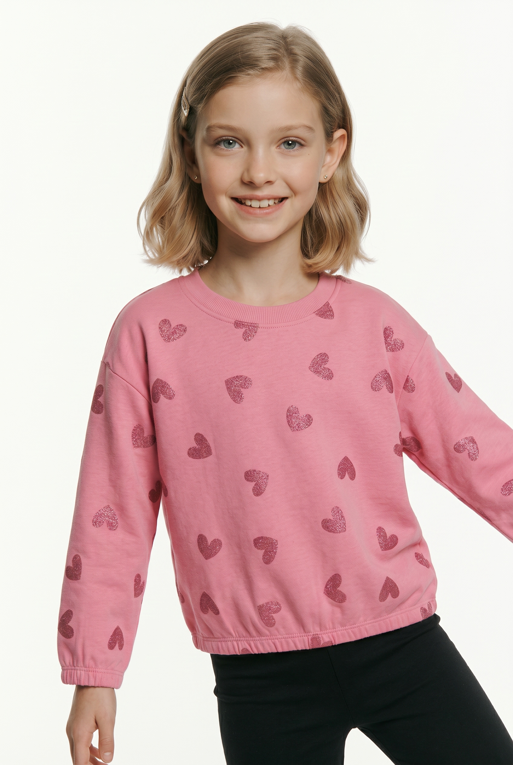 Name It Sweatshirt "Nmfviluba Ls Nreg Sweat Unb", Baumwolle, Regular Fit