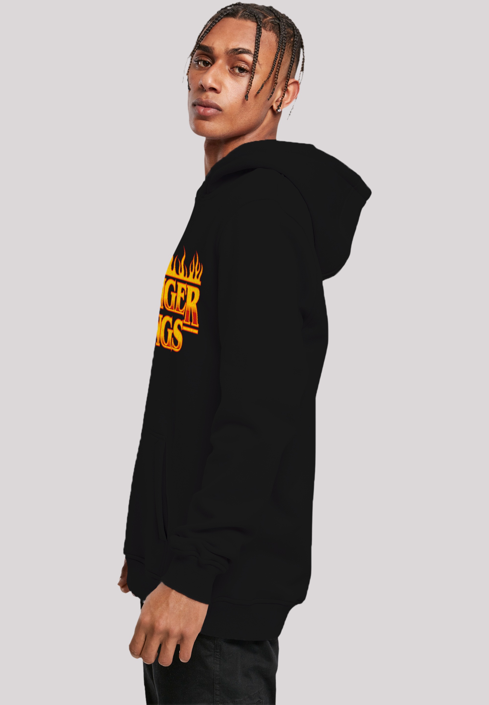 F4NT4STIC Kapuzenpullover »Stranger Things Fire Logo Women Netflix TV Series«, Premium Qualität