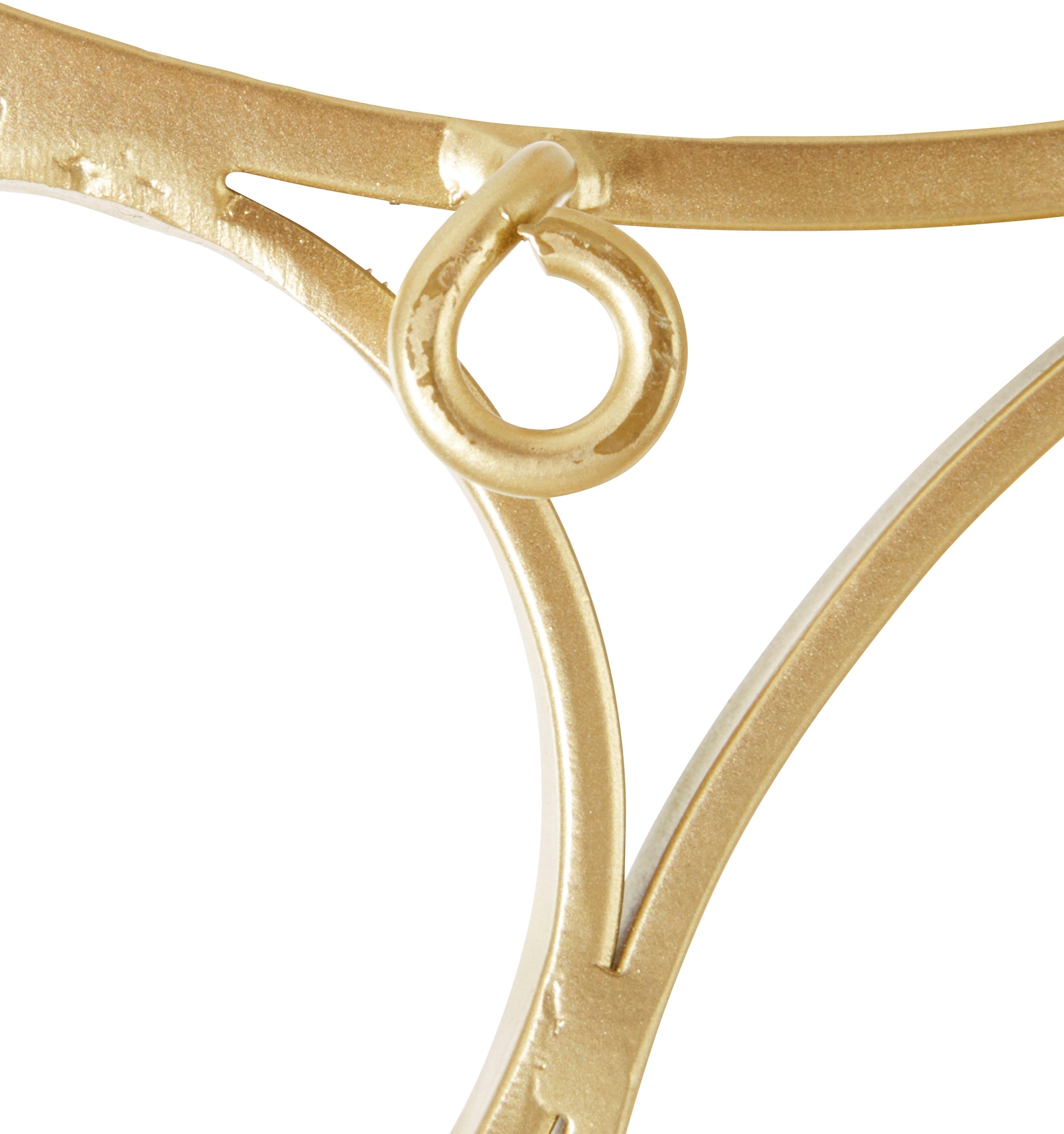 kaufen Leonique Wandkerzenhalter gold«, modern, | goldfarben glamourös, BAUR »Kreise, Metall,