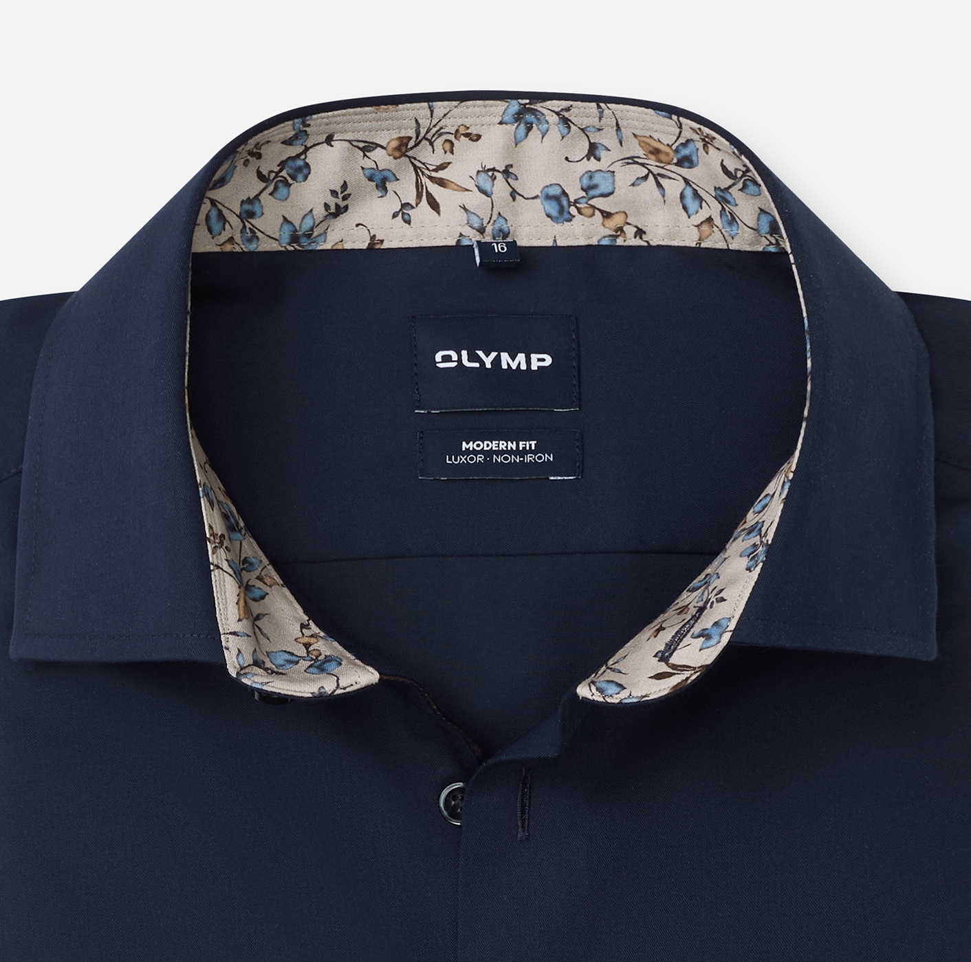 OLYMP Langarmhemd »Luxor« Businesshemd, Global-Kentkragen, Modern Fit