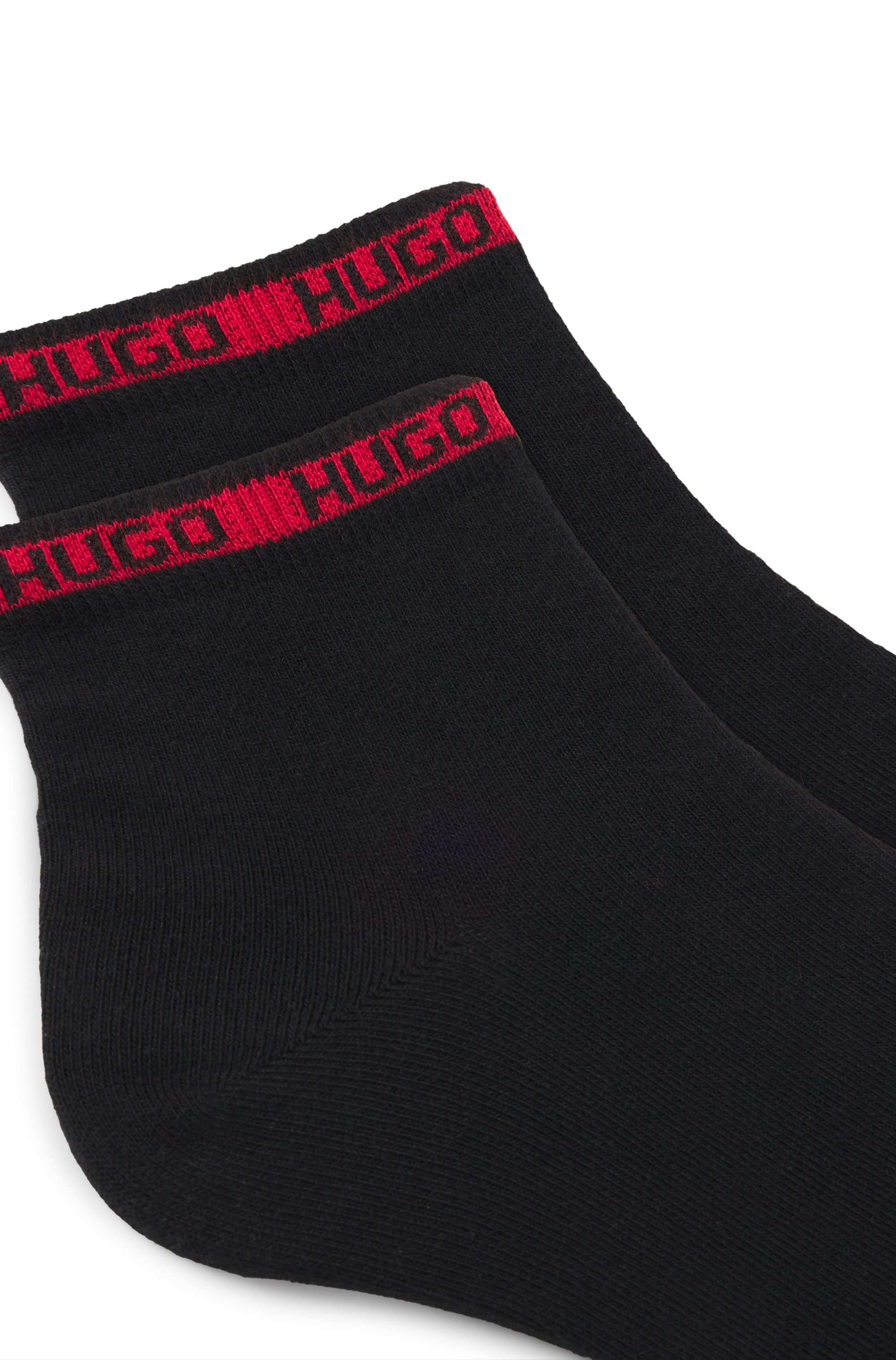 HUGO Underwear Freizeitsocken »2P SH TAPE CC 102«, (Packung, 2er-Pack), mit HUGO-Logoschriftzügen