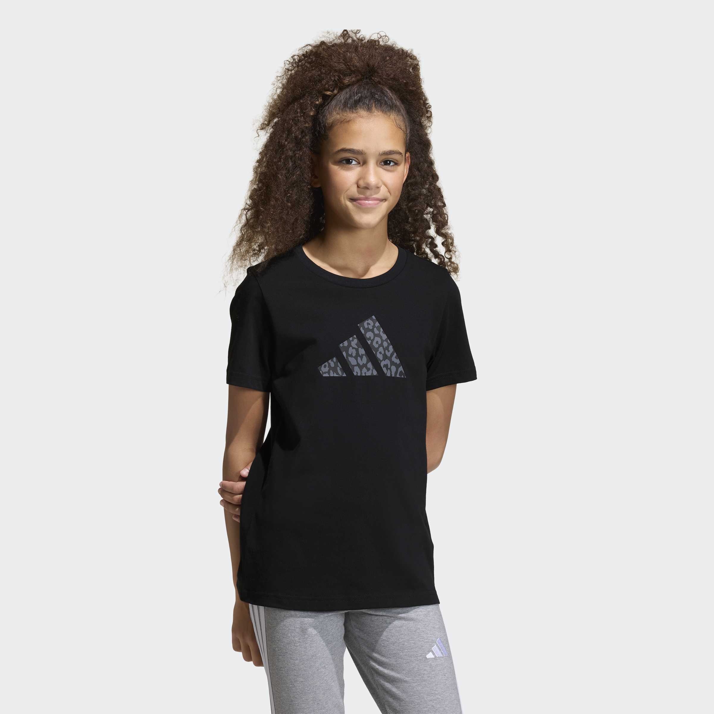 adidas Sportswear T-Shirt "JUNIOR GIRLS GRAFIK, TIERMUSTER"